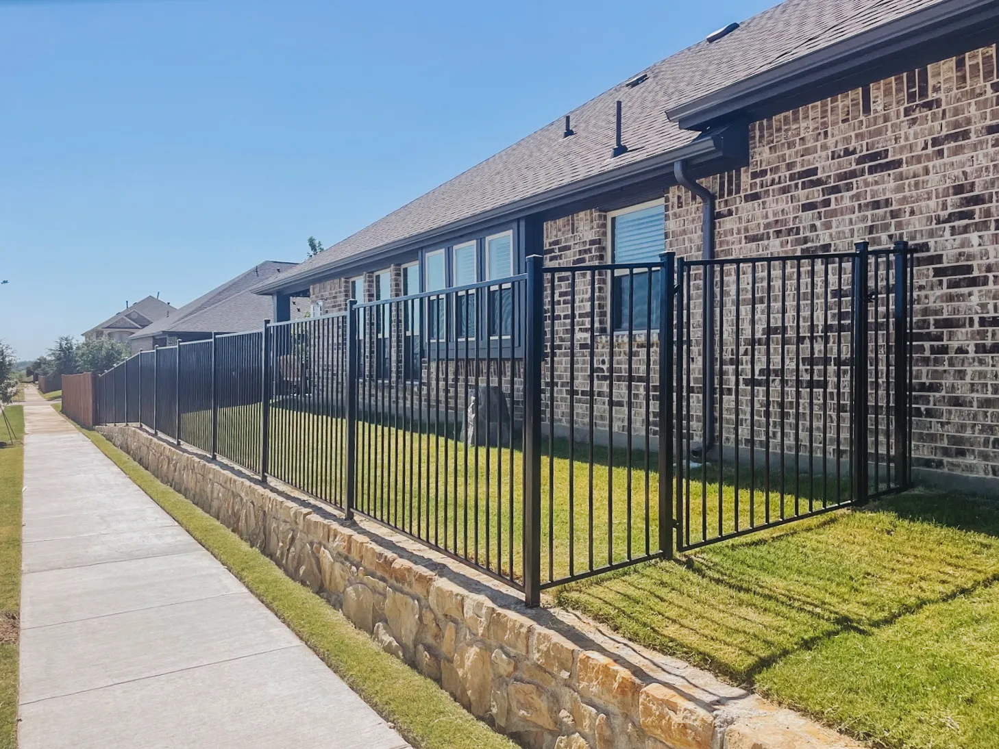 Large Wrought Iron Fence
