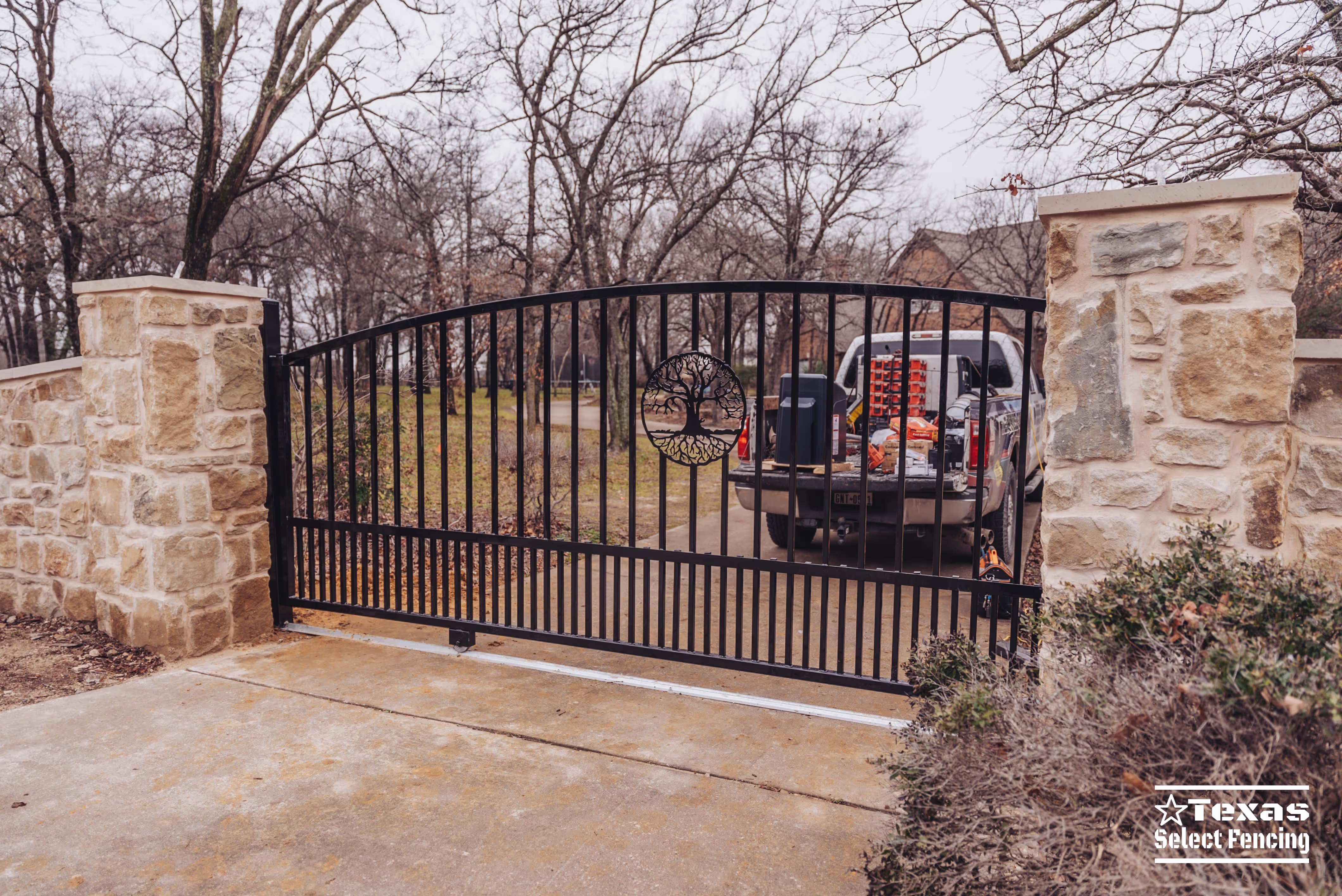 Arched Sliding Gate