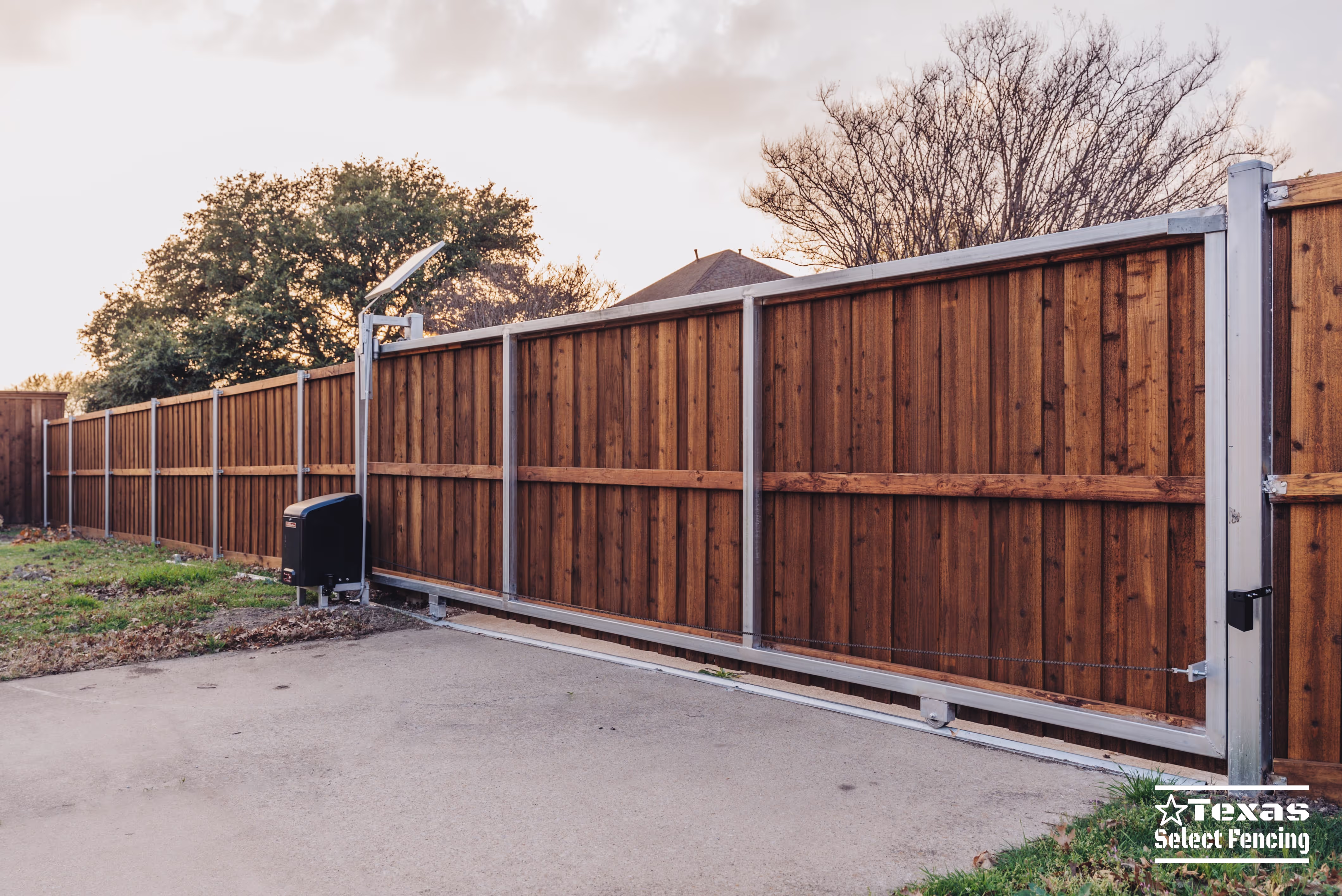 Wood Sliding Gate