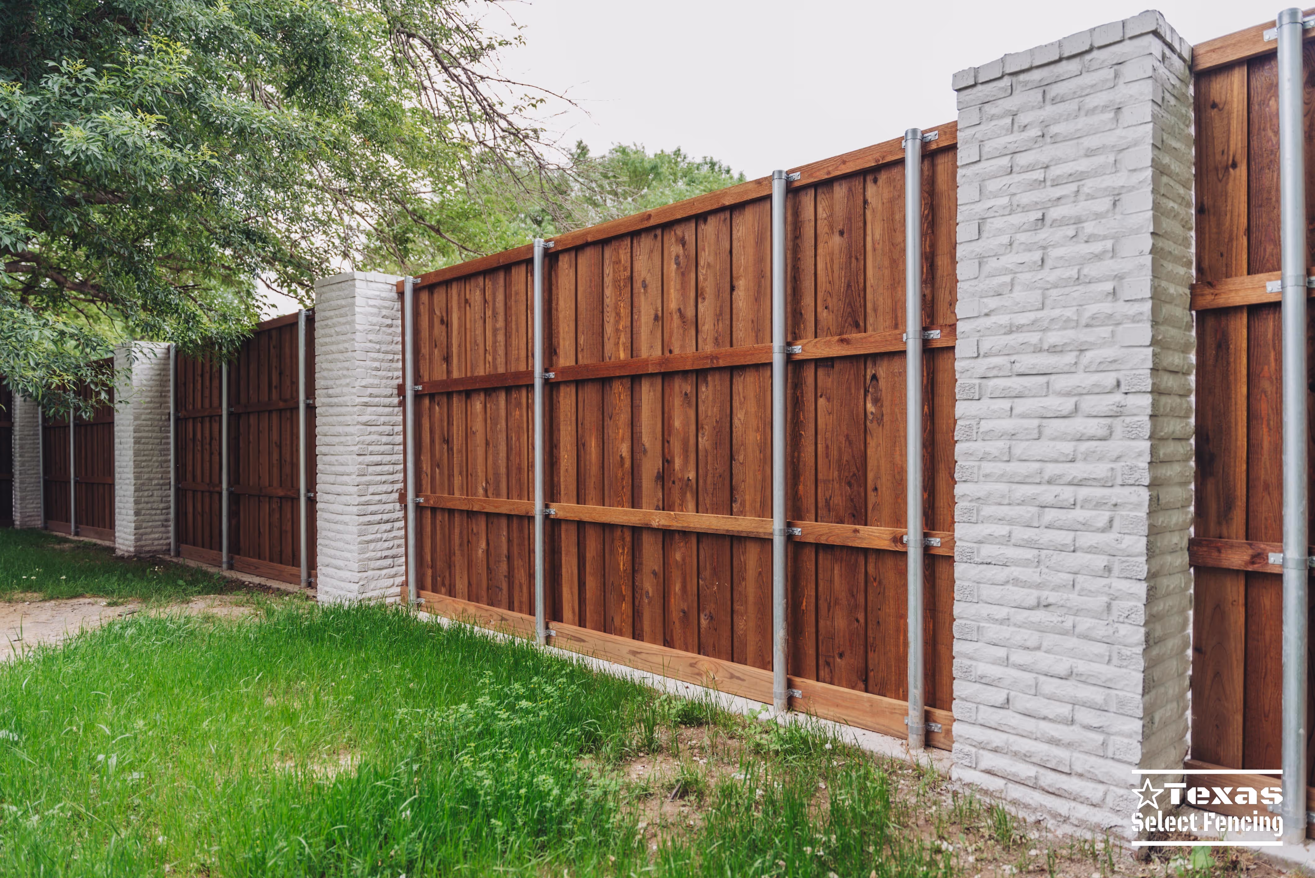 Fence Brick Columns
