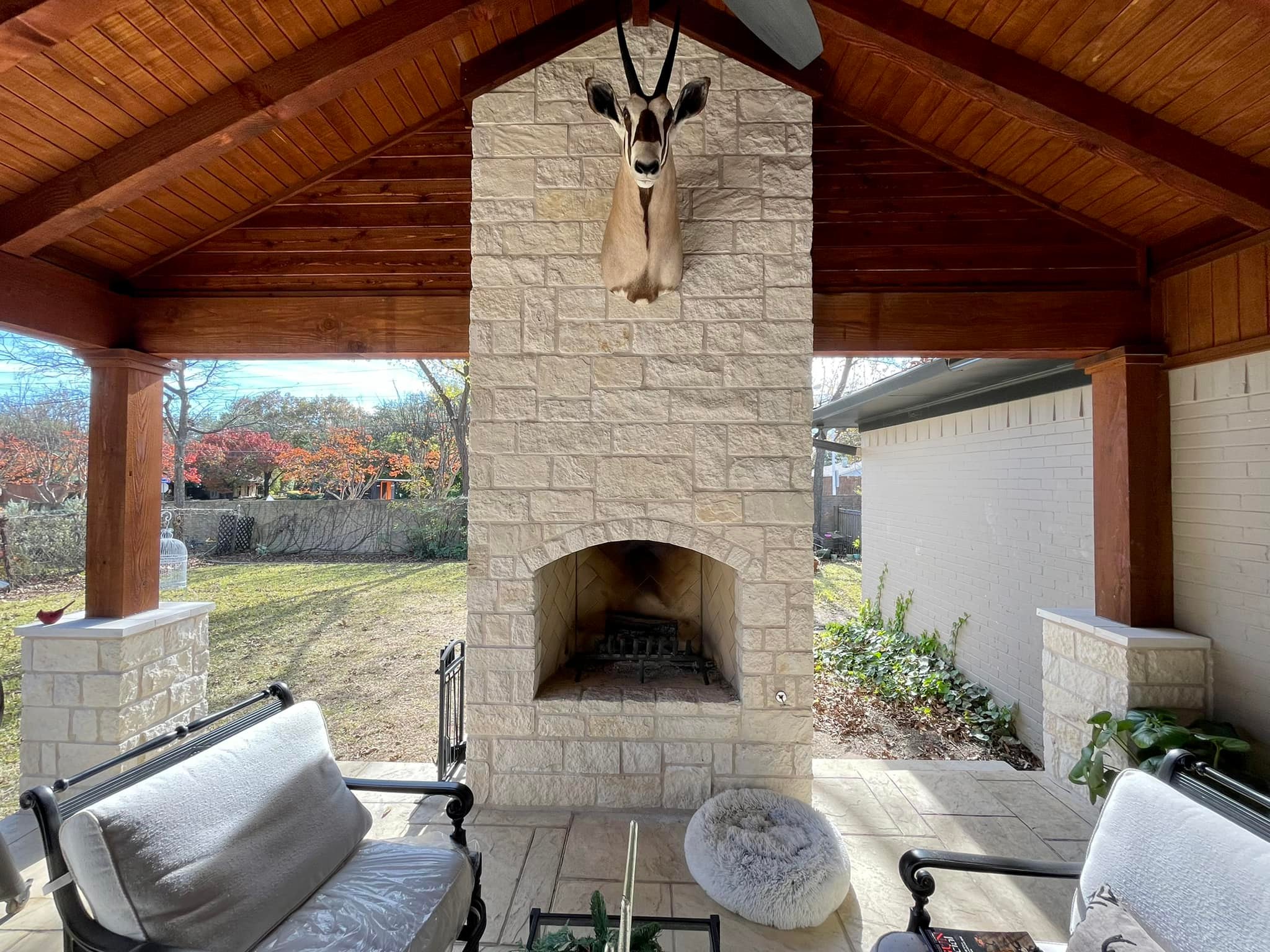 Texas Select Fencing - outdoor-fireplaces