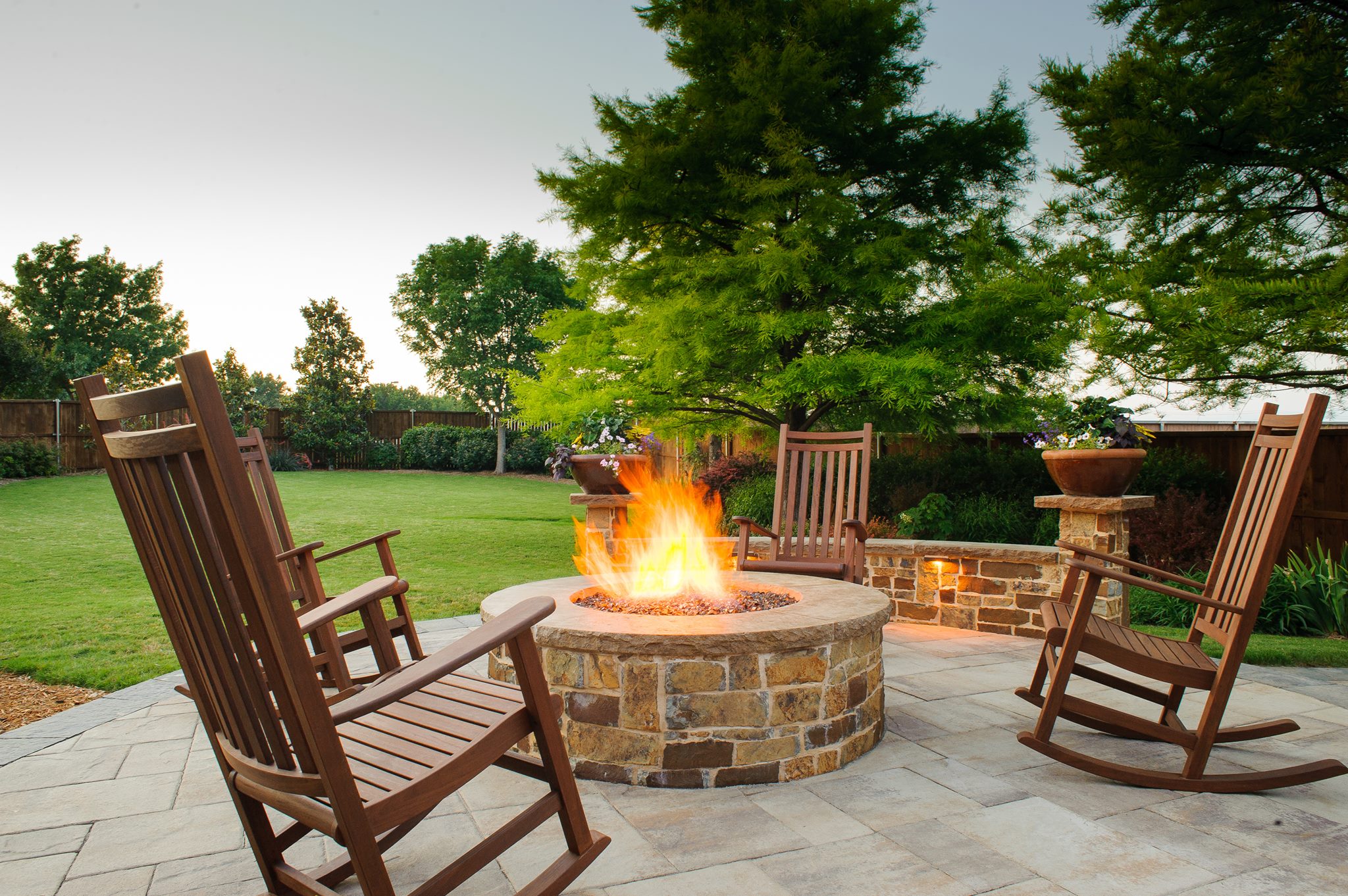 Texas Select Fencing - outdoor-fireplaces
