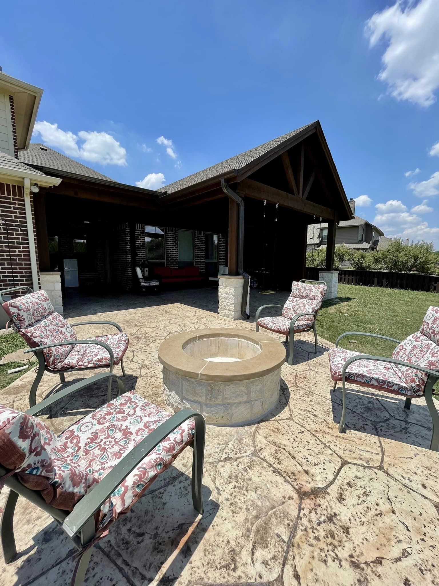 Texas Select Fencing - outdoor-fireplaces