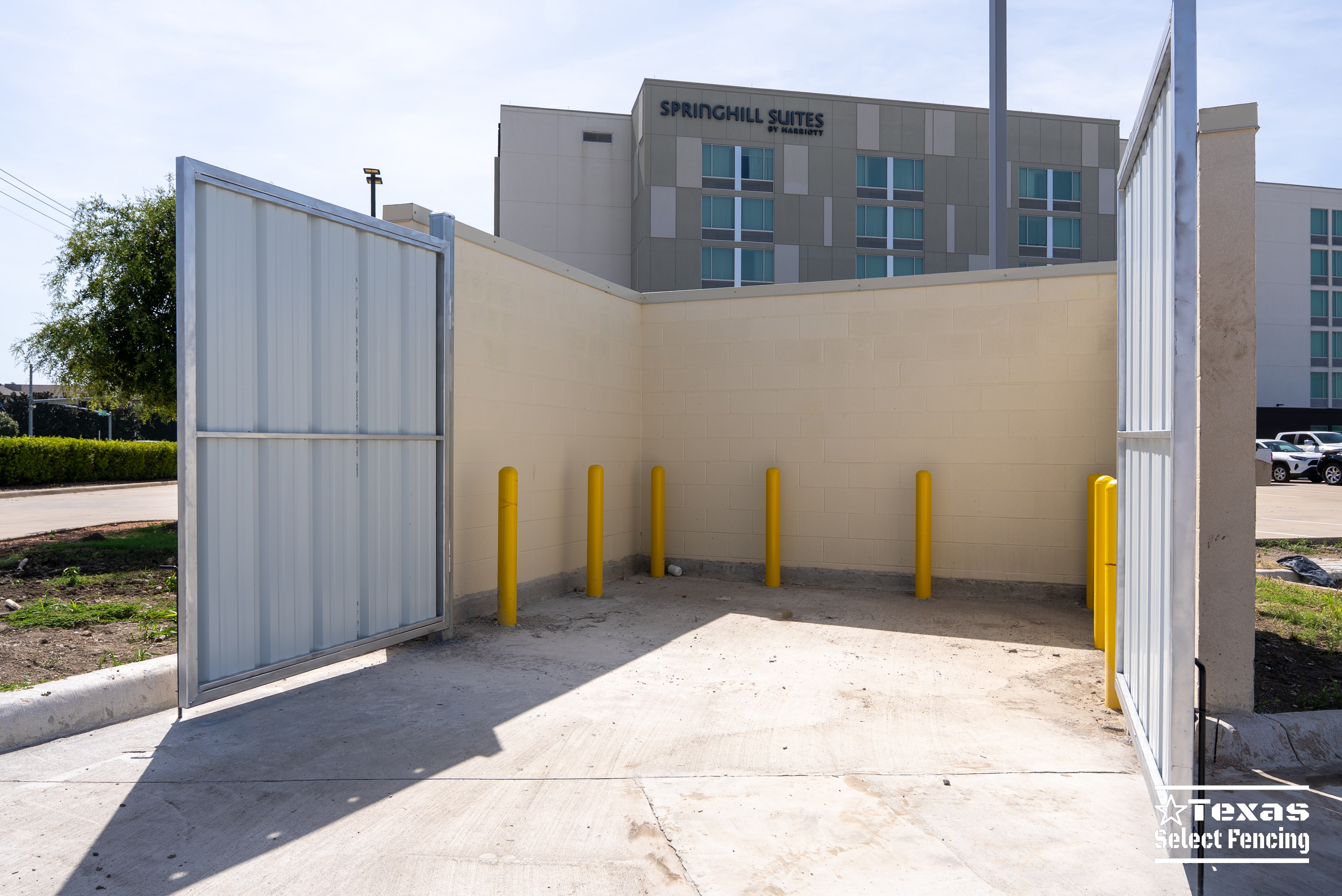 Dumpster Enclosure Gates in Dallas, Texas