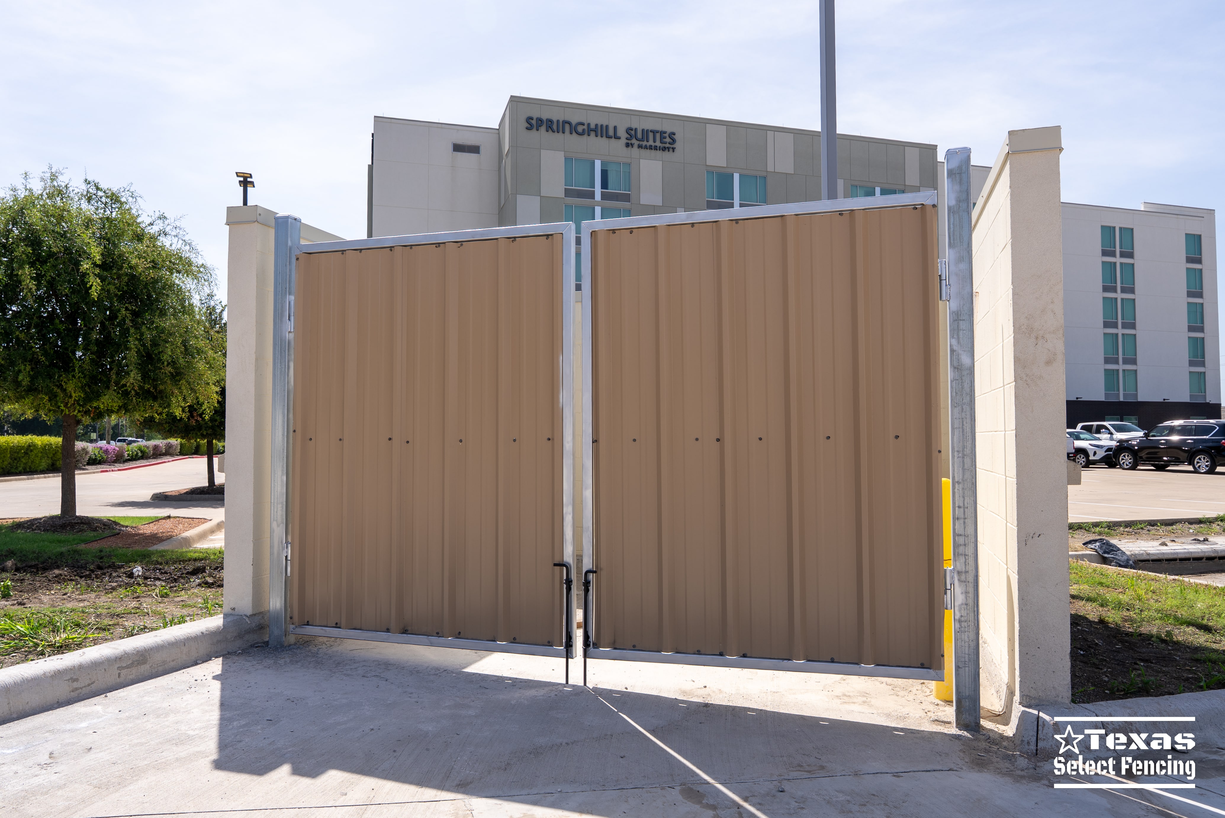 Dumpster Enclosure Gates in Dallas, Texas
