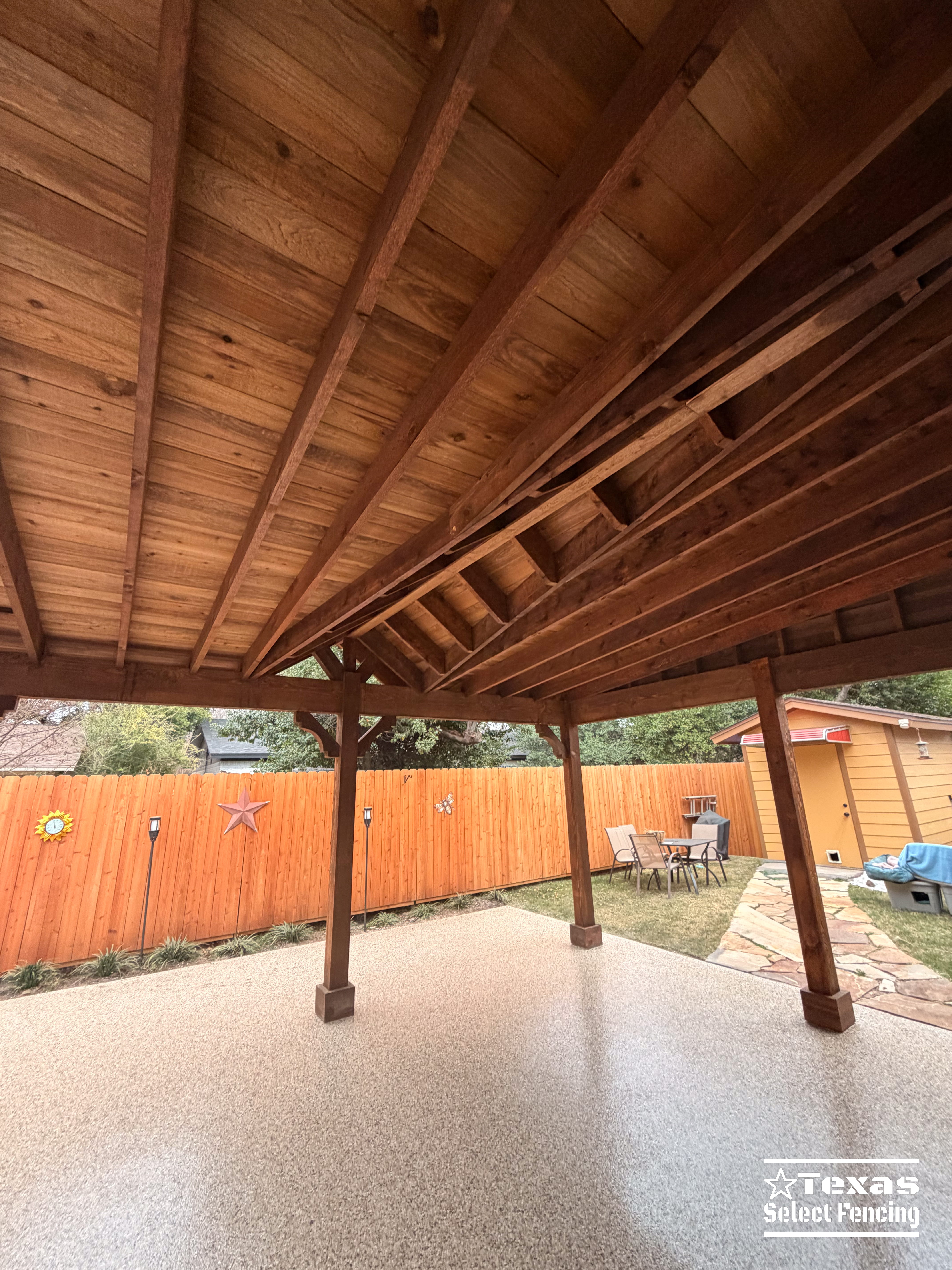 Gable + Shed Patio Cover Installation in Arlington, Texas