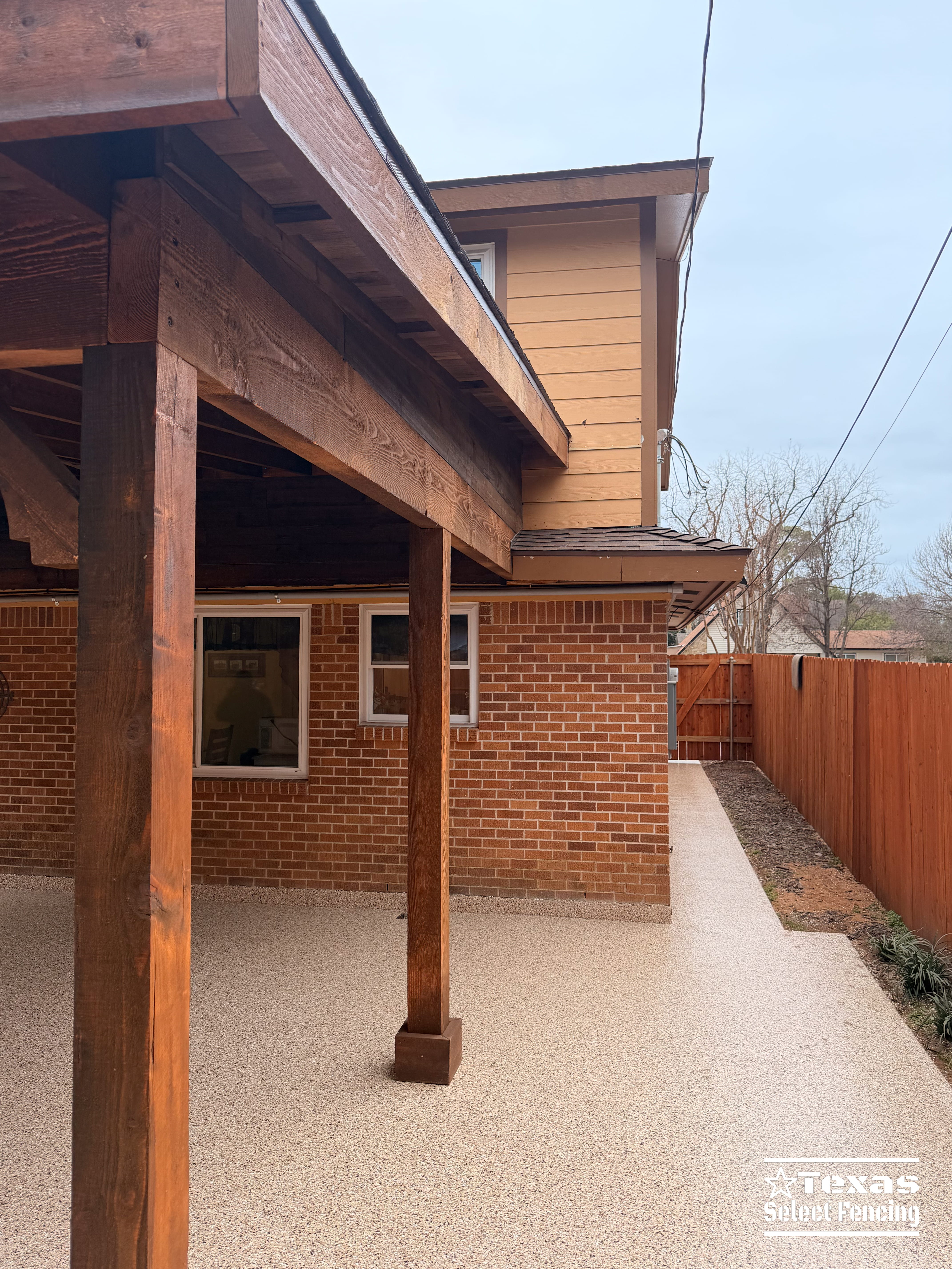 Gable + Shed Patio Cover Installation in Arlington, Texas