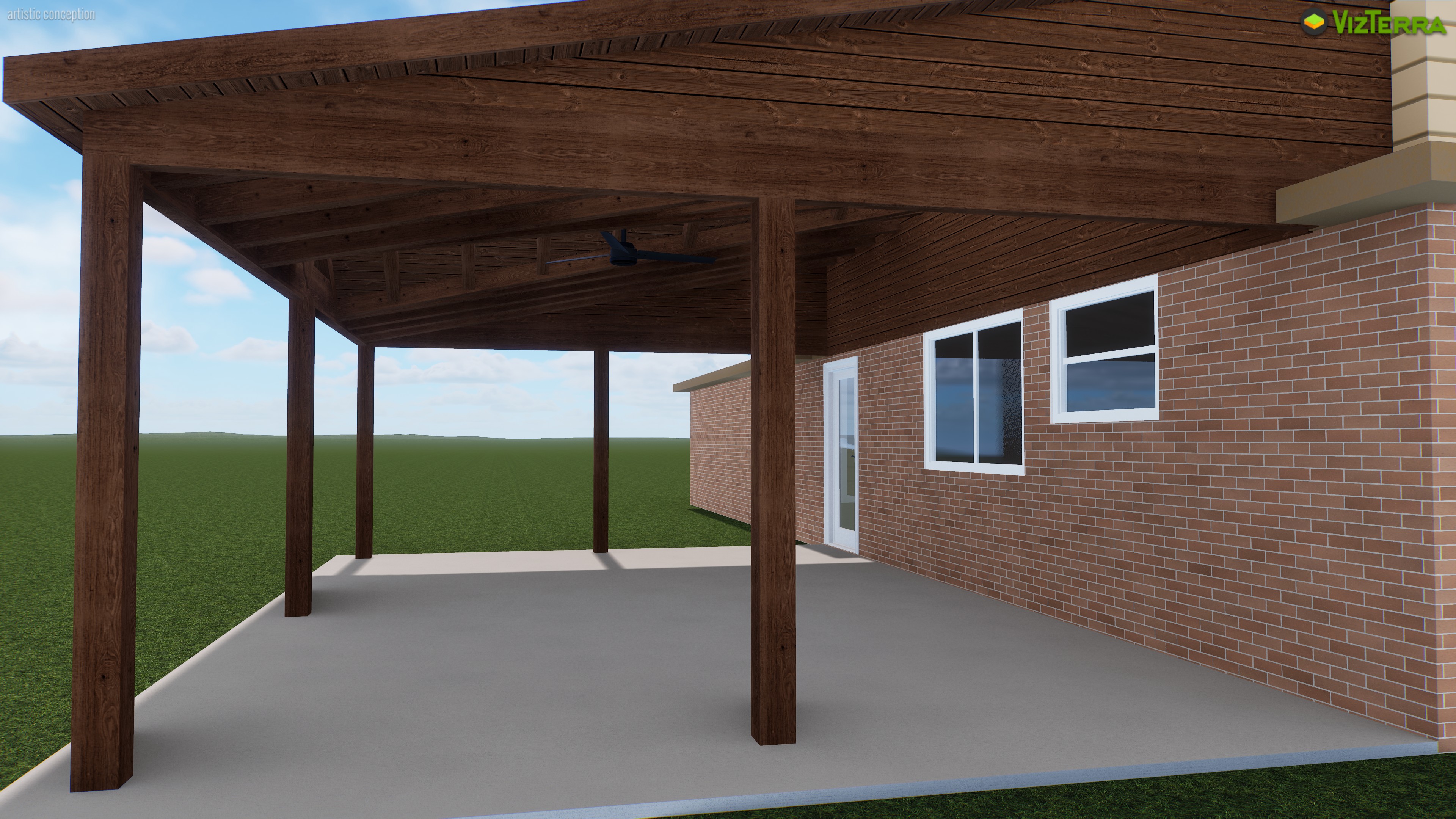 Gable + Shed Patio Cover Installation in Arlington, Texas