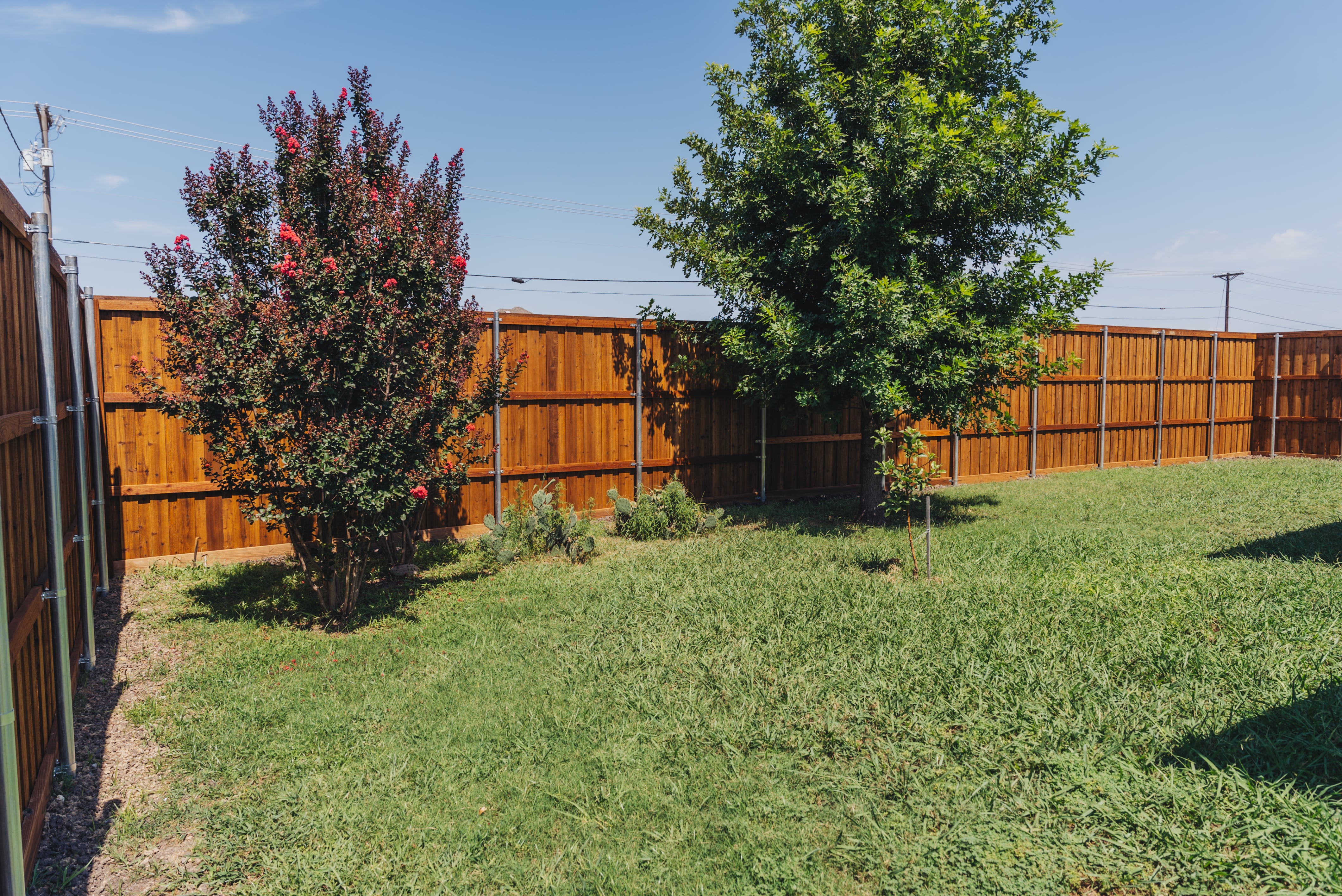 8' Cedar Fence Installation in Wylie, TX