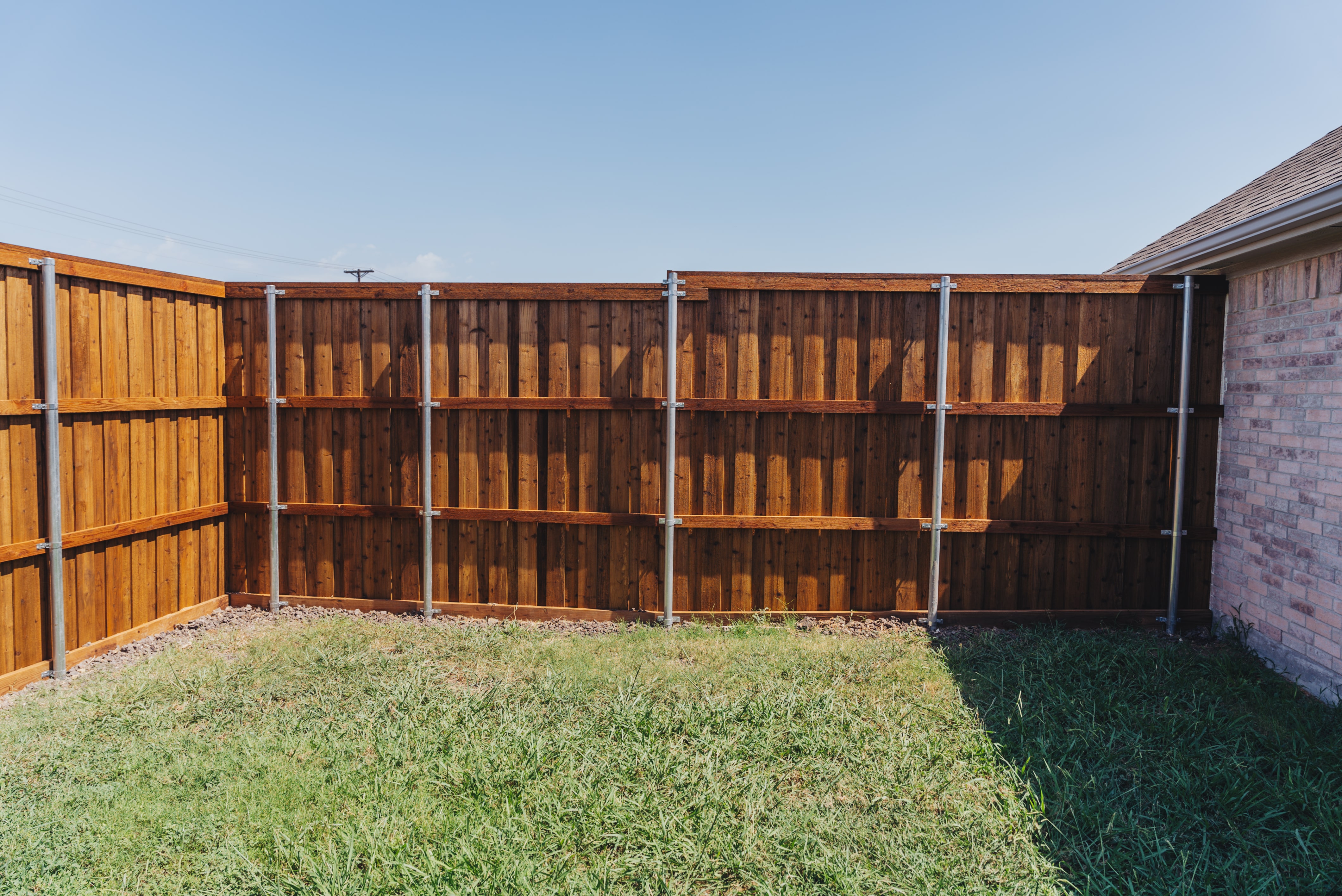8' Cedar Fence Installation in Wylie, TX