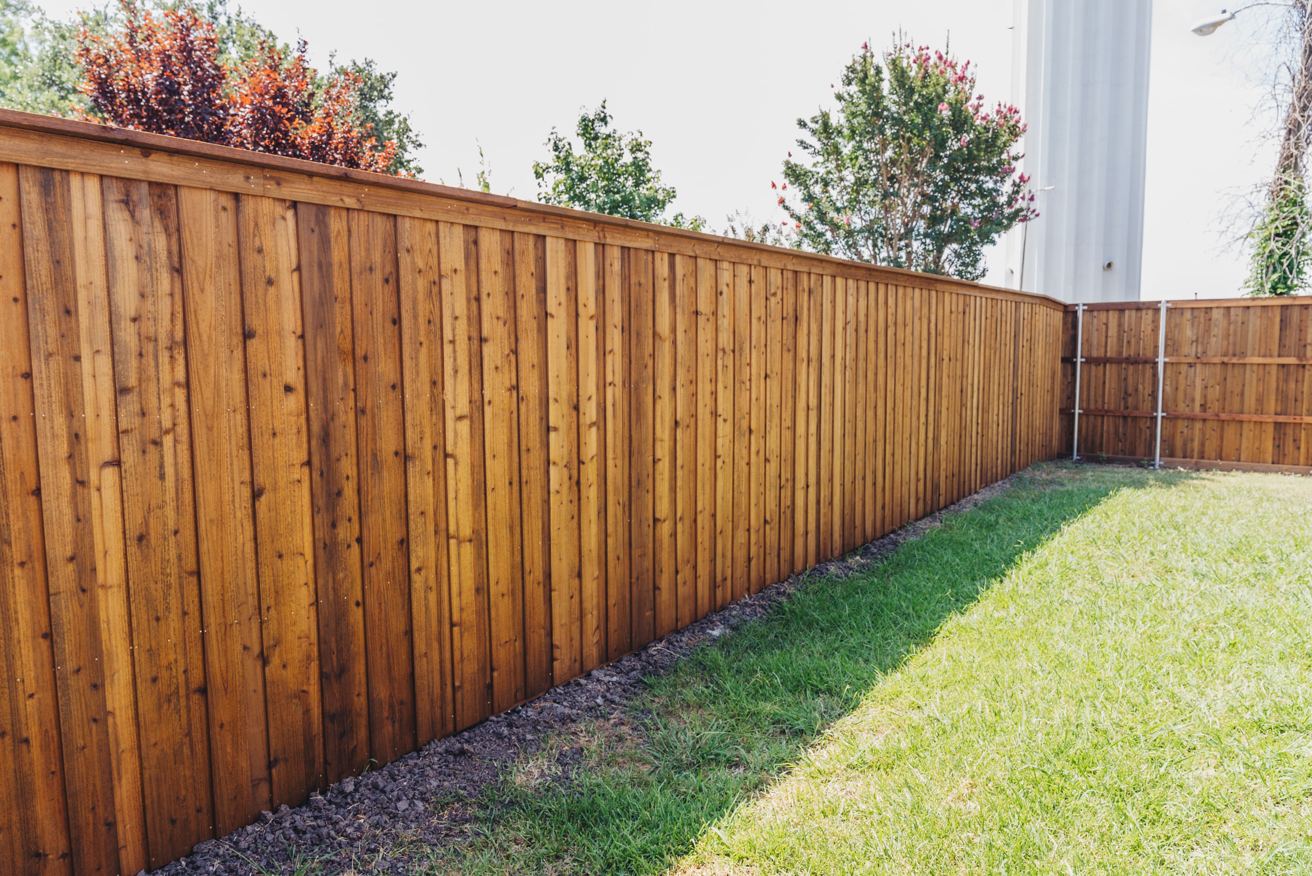 8' Cedar Fence Installation in Wylie, TX