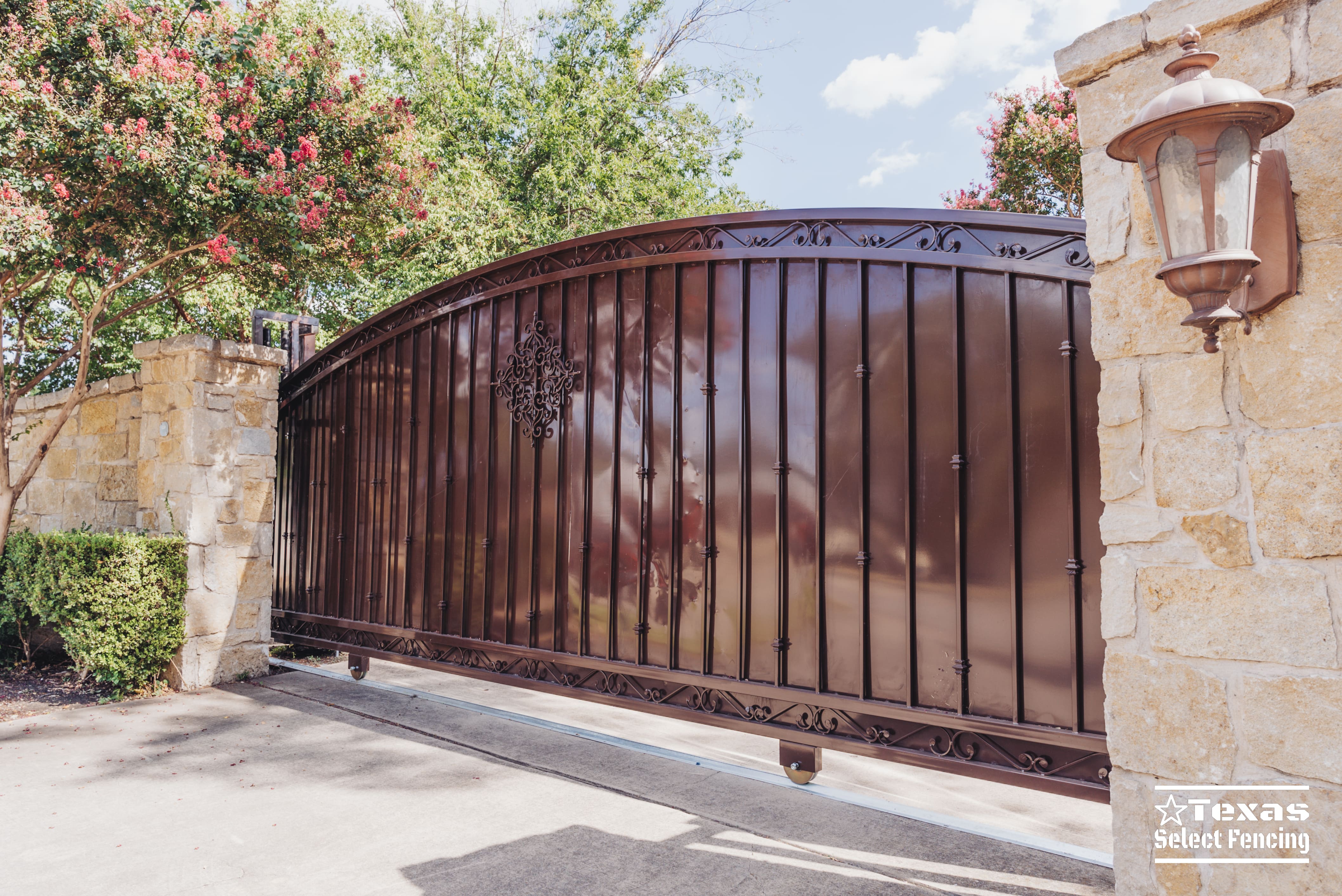 Custom Sliding Gate Installation in Preston Hollow