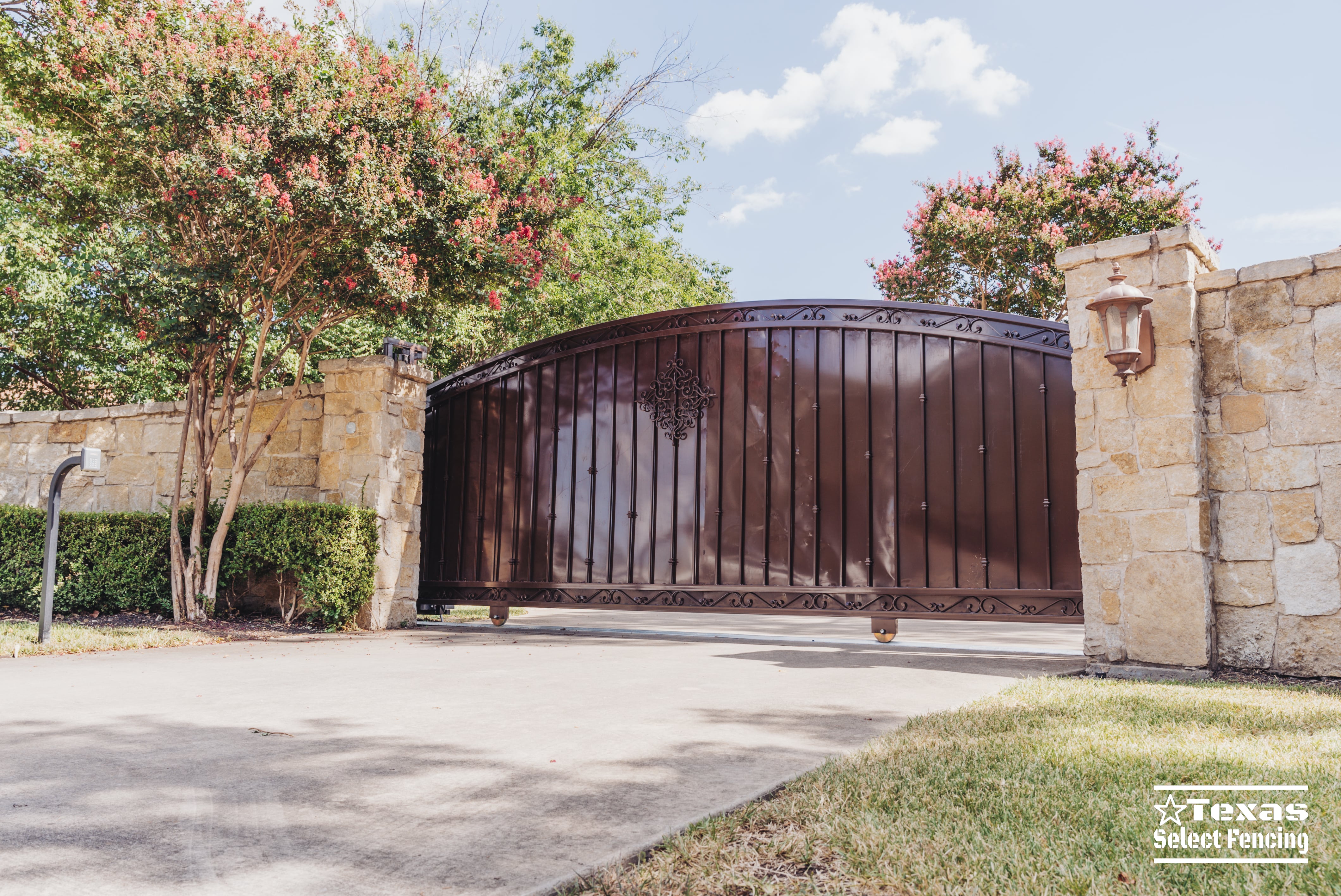 Custom Sliding Gate Installation in Preston Hollow