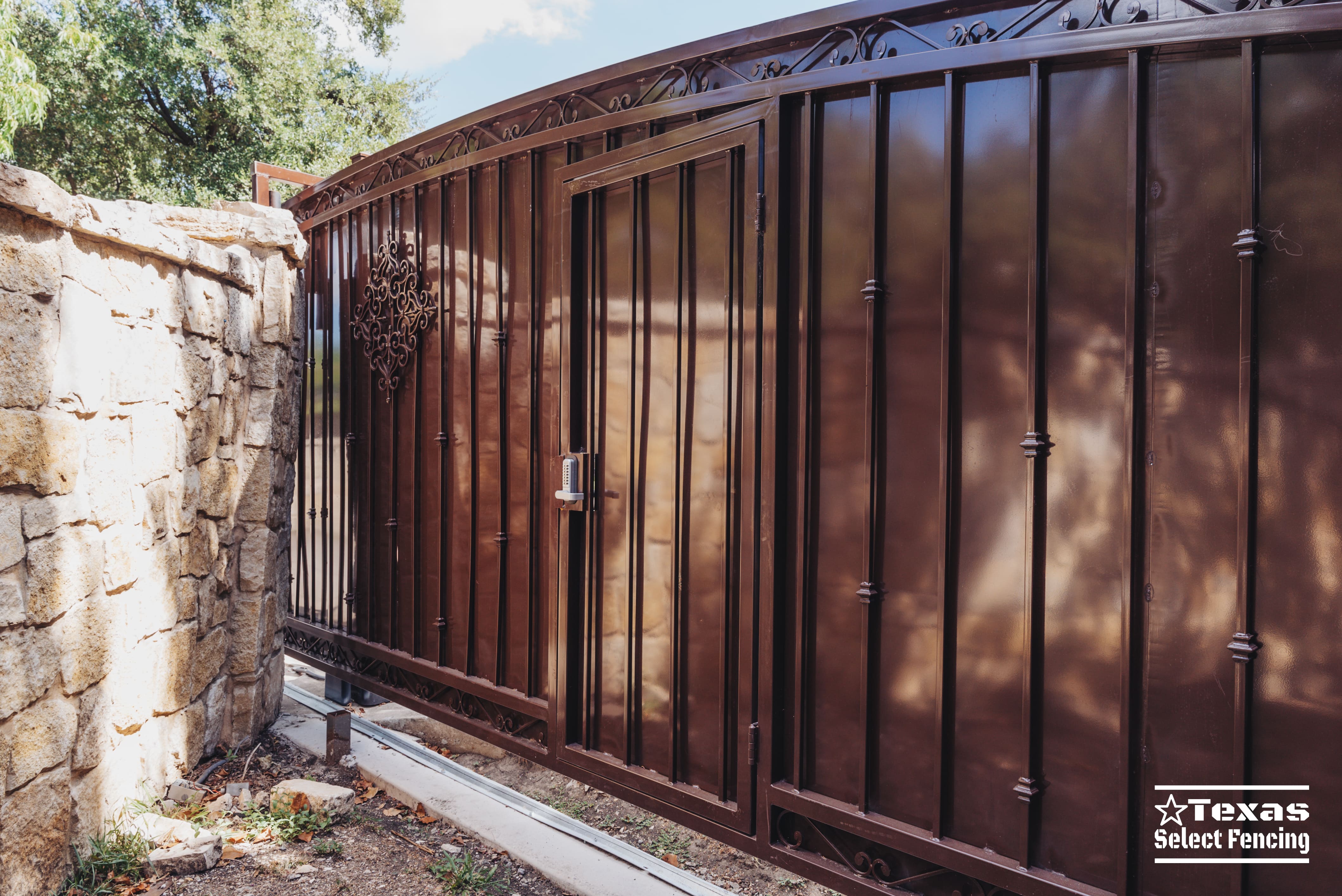 Custom Sliding Gate Installation in Preston Hollow