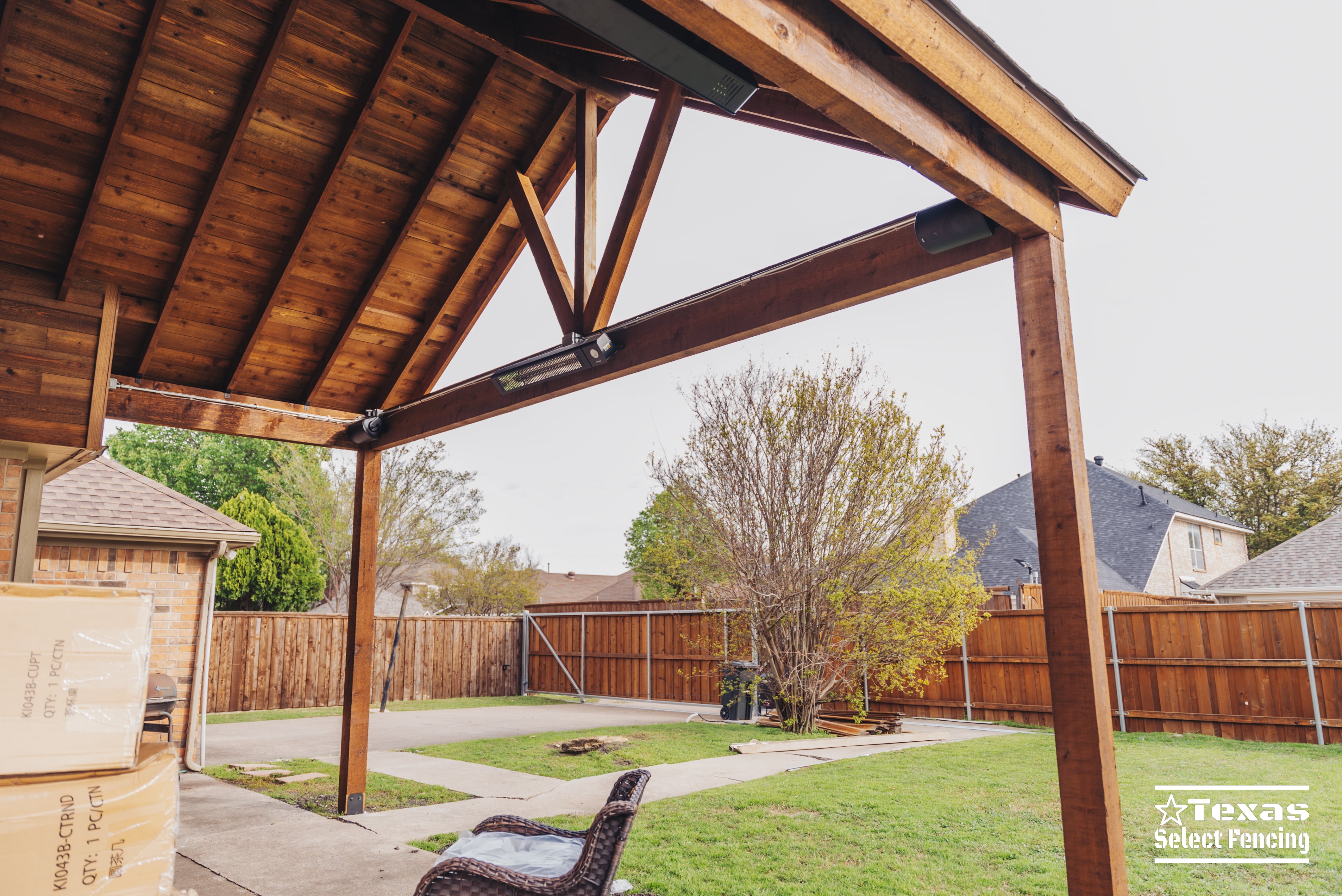 Gable Patio Cover Installation in Mesquite, Texas