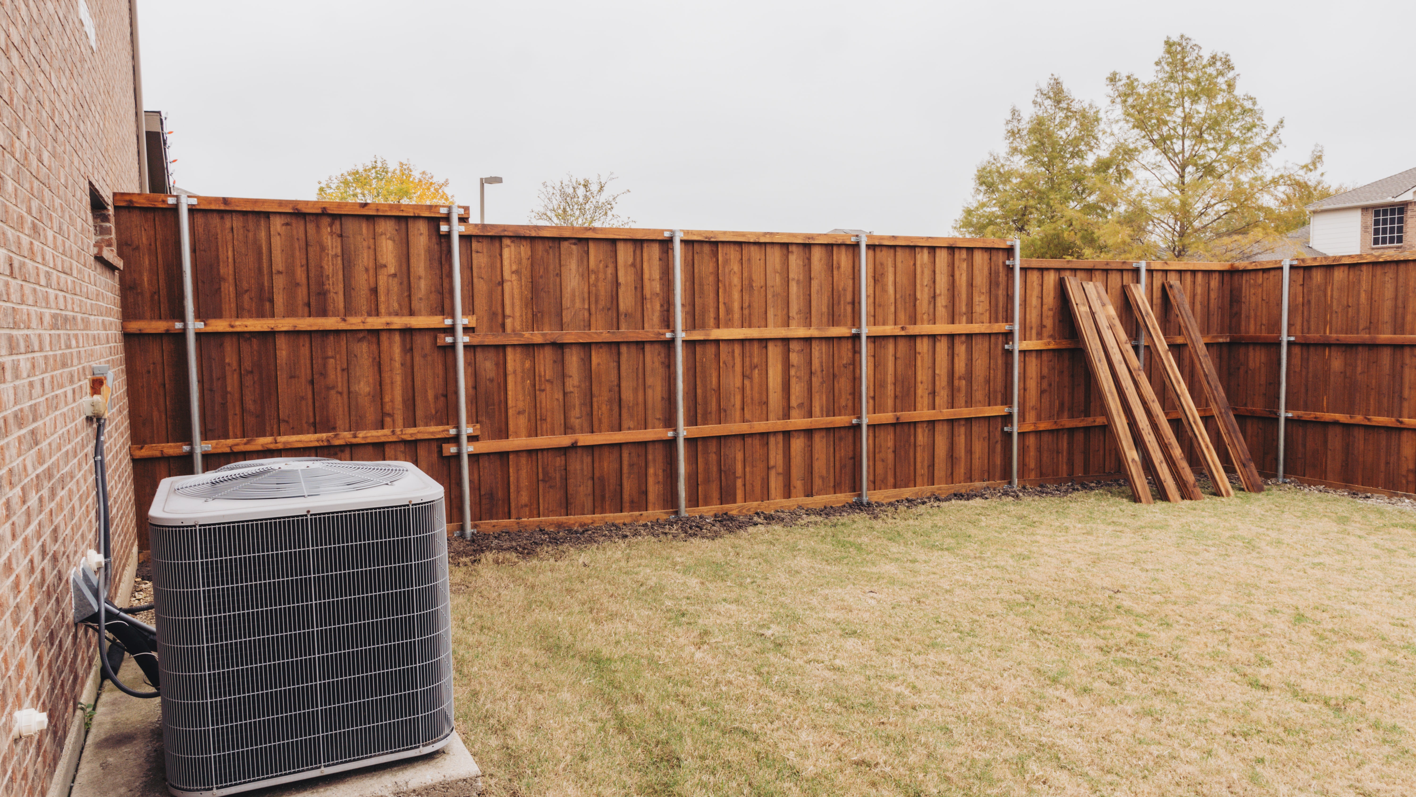 8' BOB Cedar Fence Installation in Allen, Texas