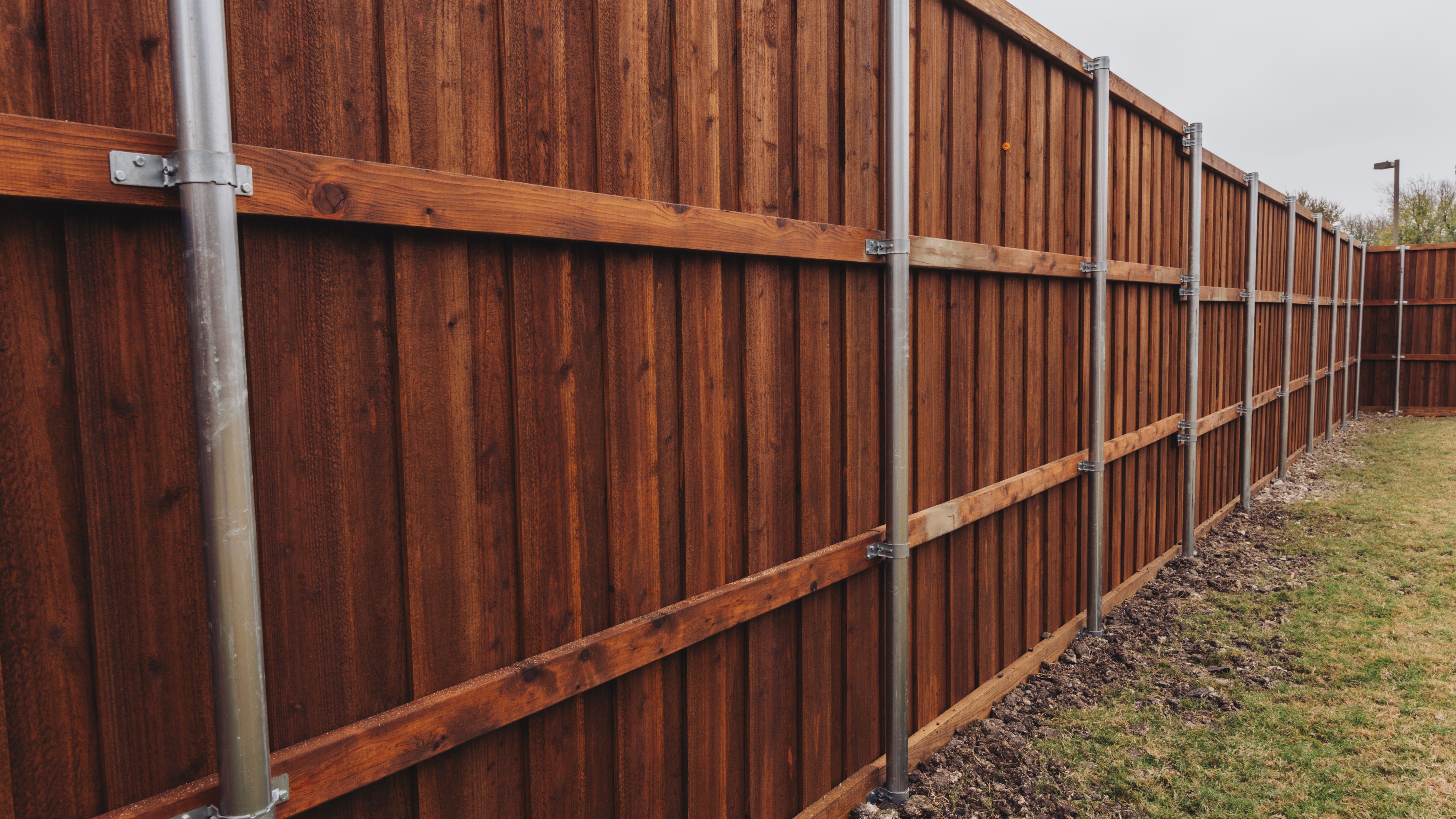 8' BOB Cedar Fence Installation in Allen, Texas