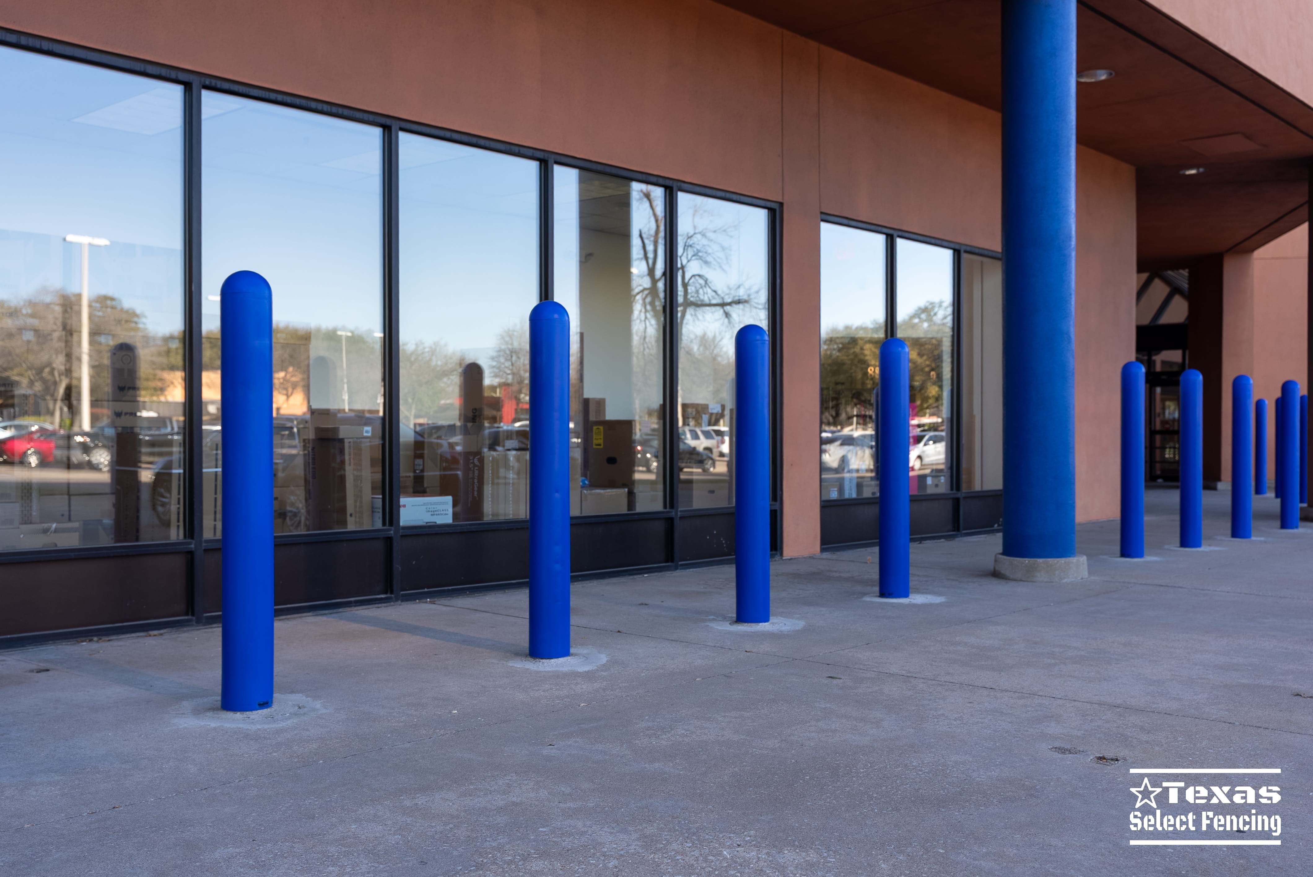 Micro Center Dallas – Protective Bollard Installation