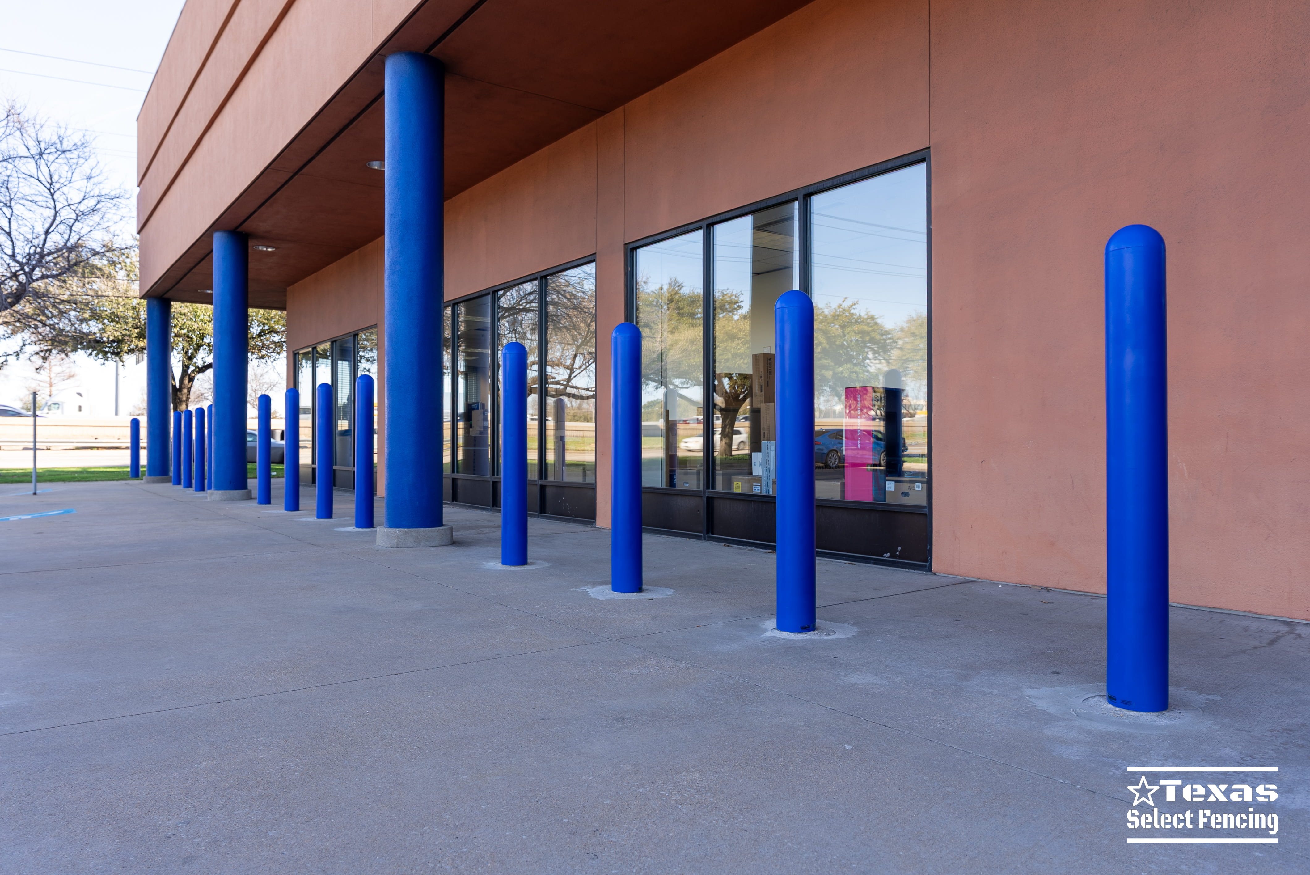 Micro Center Dallas – Protective Bollard Installation