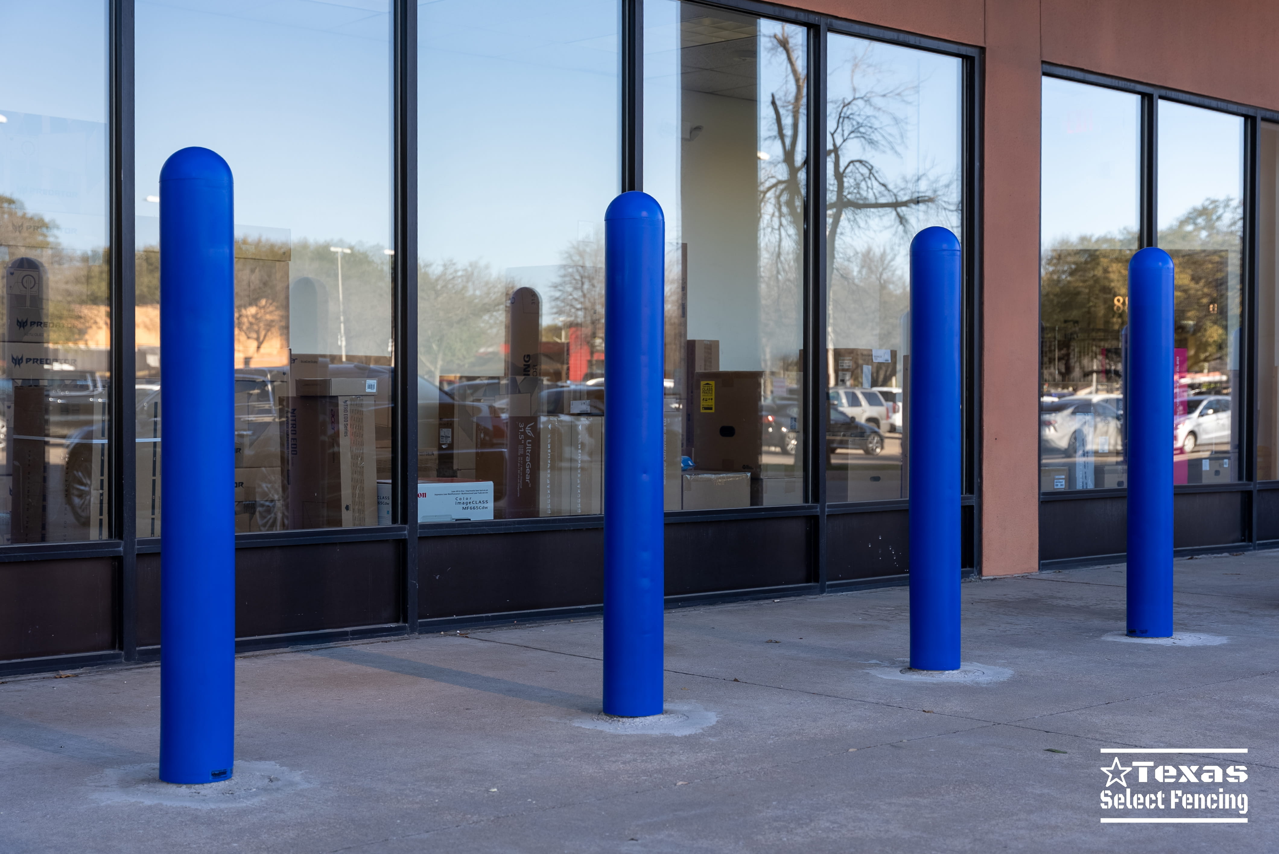 Micro Center Dallas – Protective Bollard Installation
