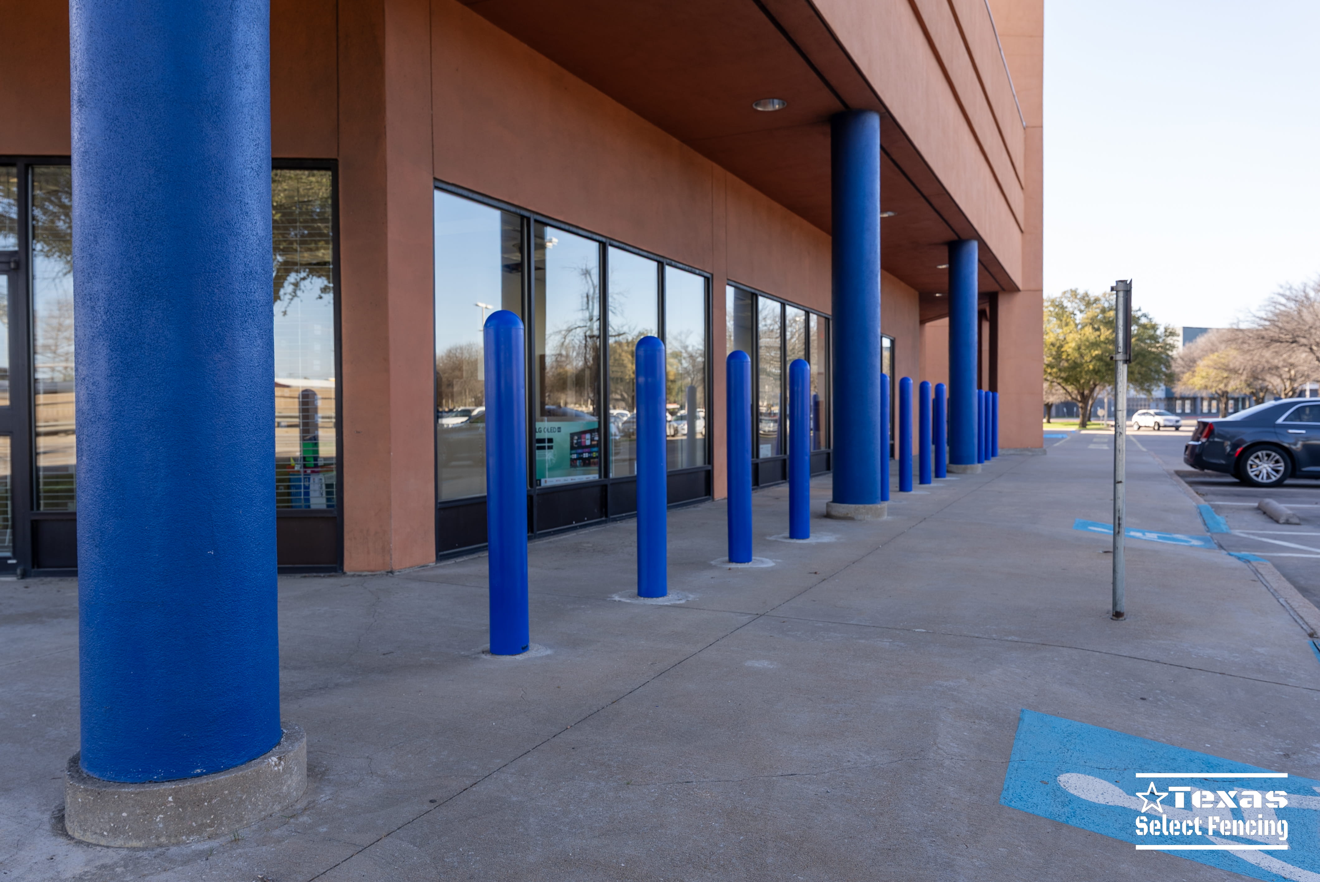 Micro Center Dallas – Protective Bollard Installation