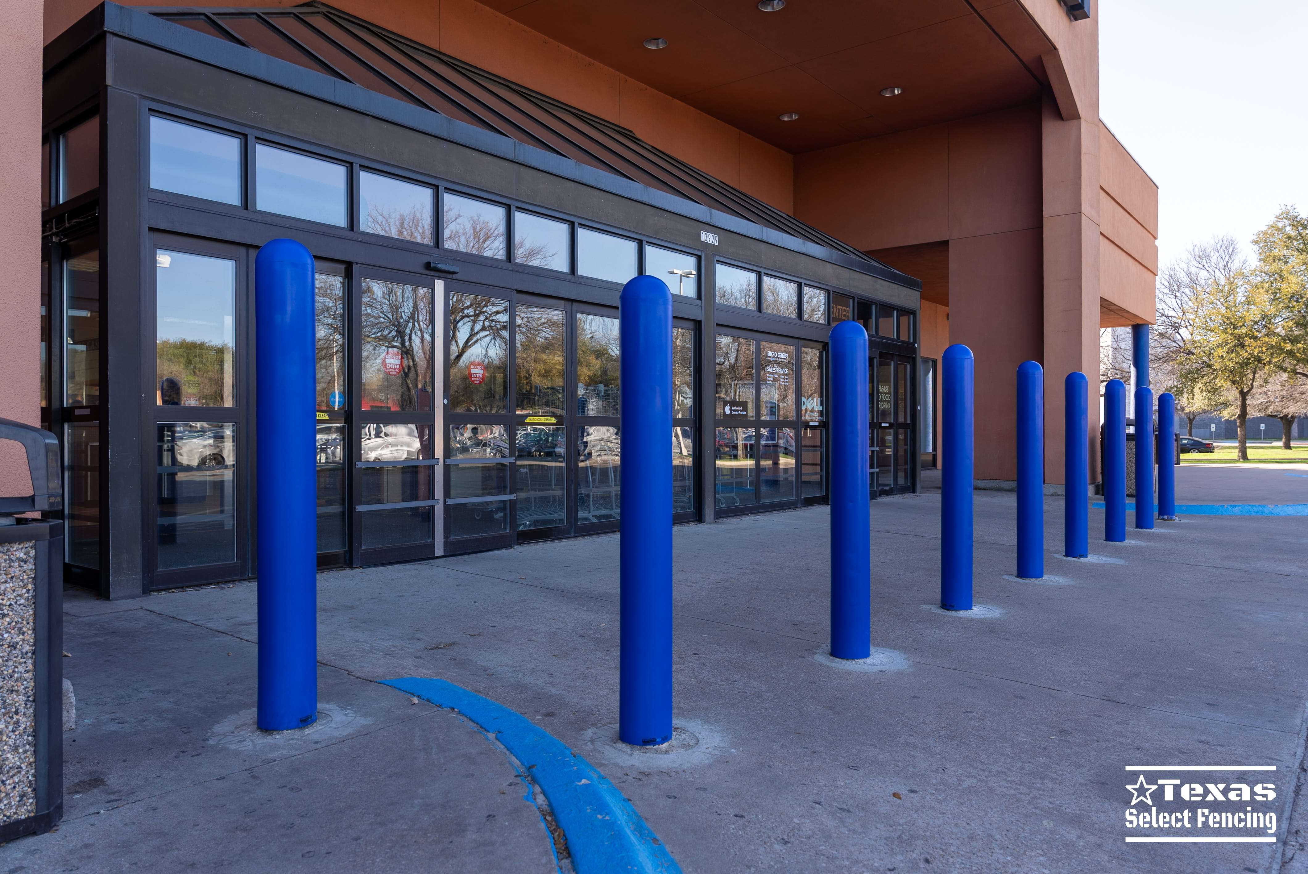Micro Center Dallas – Protective Bollard Installation