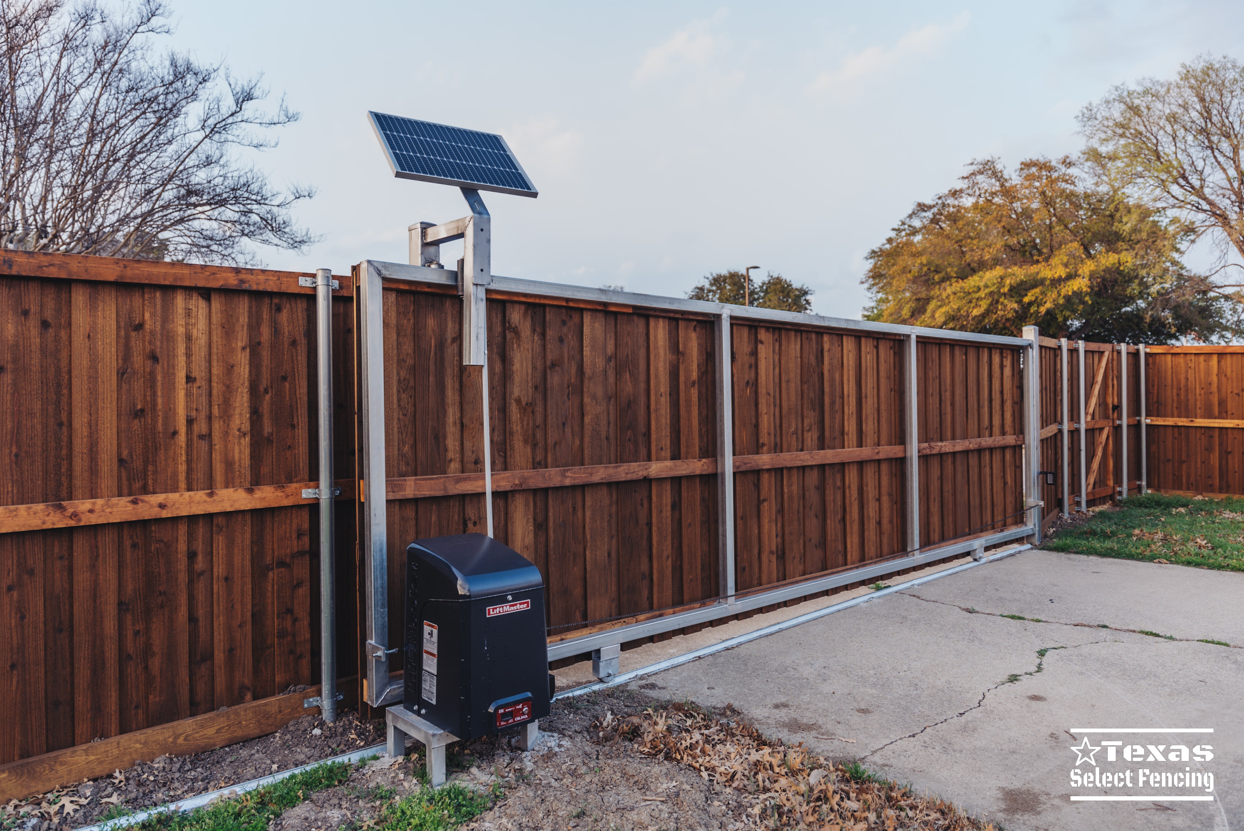 Fence and Sliding Gate Installation in Coppell, Texas
