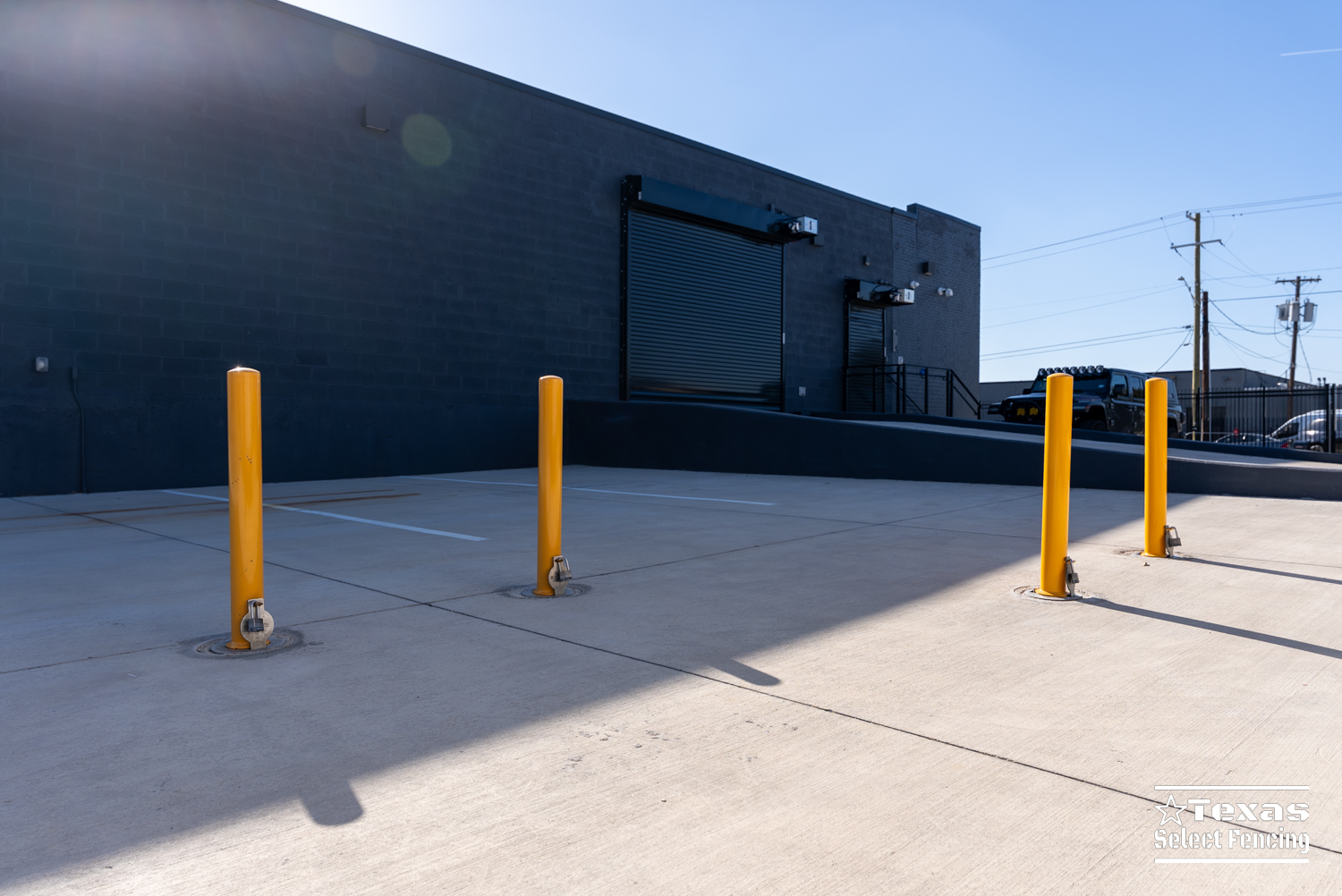 Removable & Permanent Bollard Installation – Dallas, TX