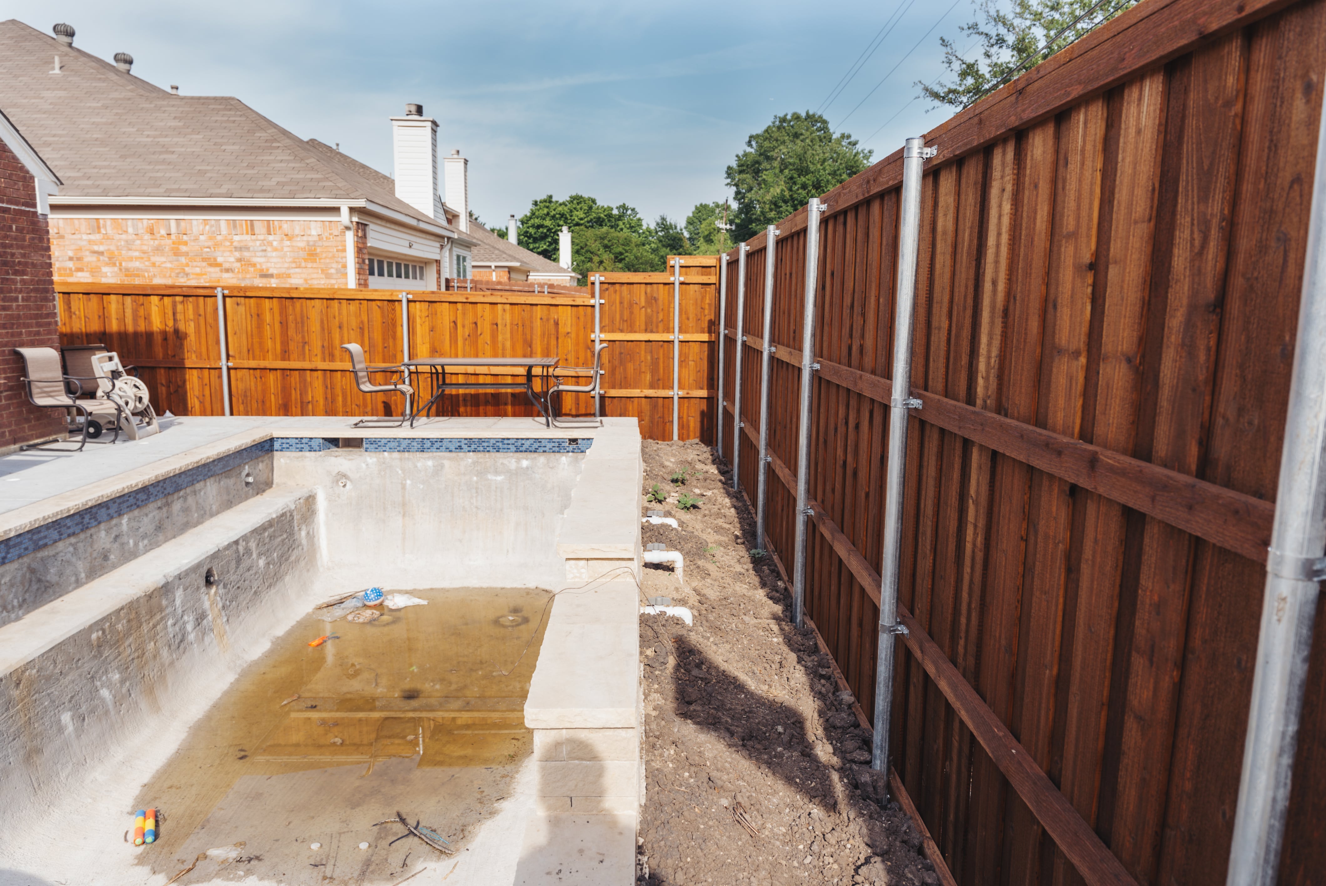 Cedar Fence Installation In Coppell, TX