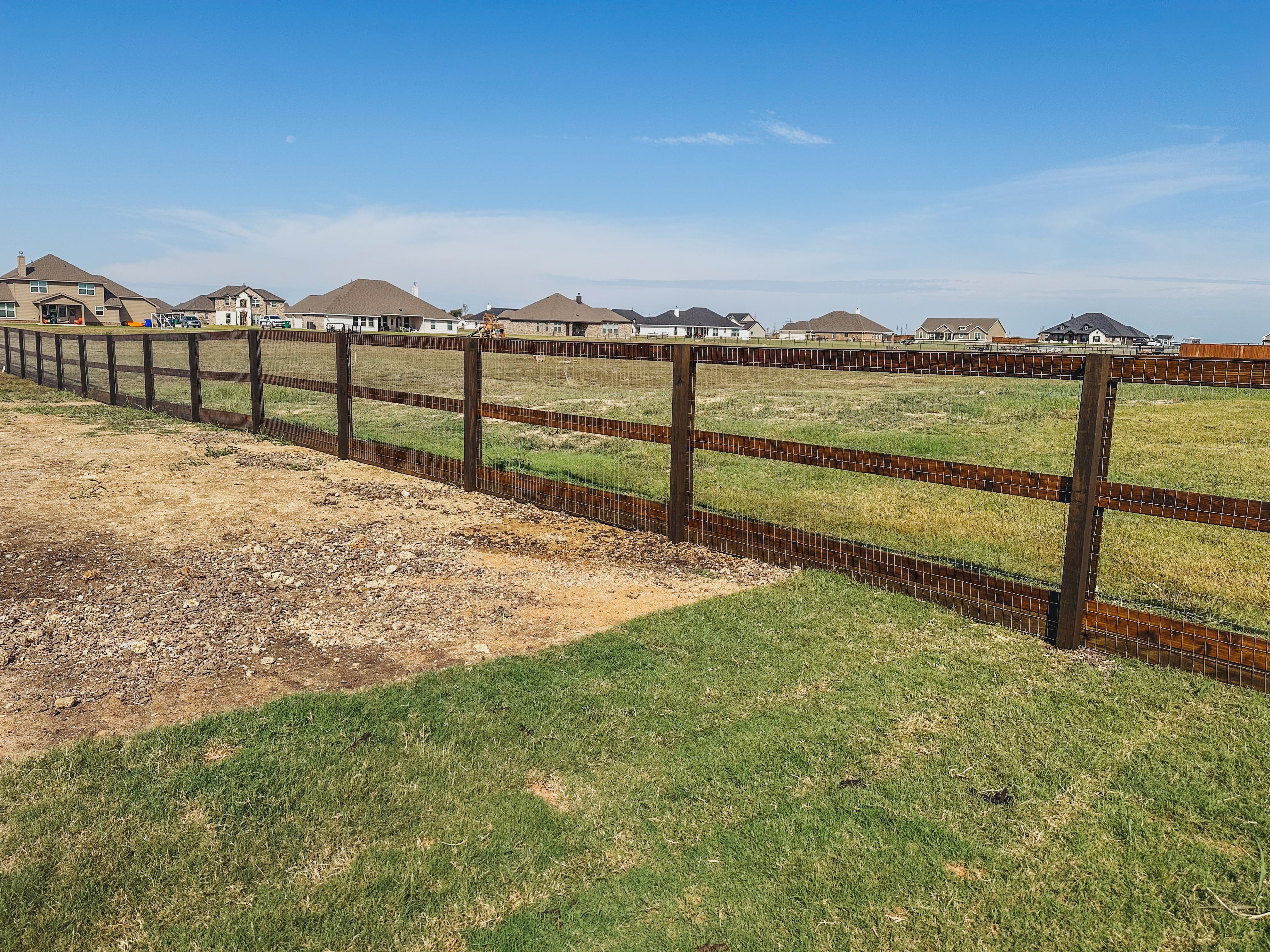Ranch Fence Installation in Sanger, Texas