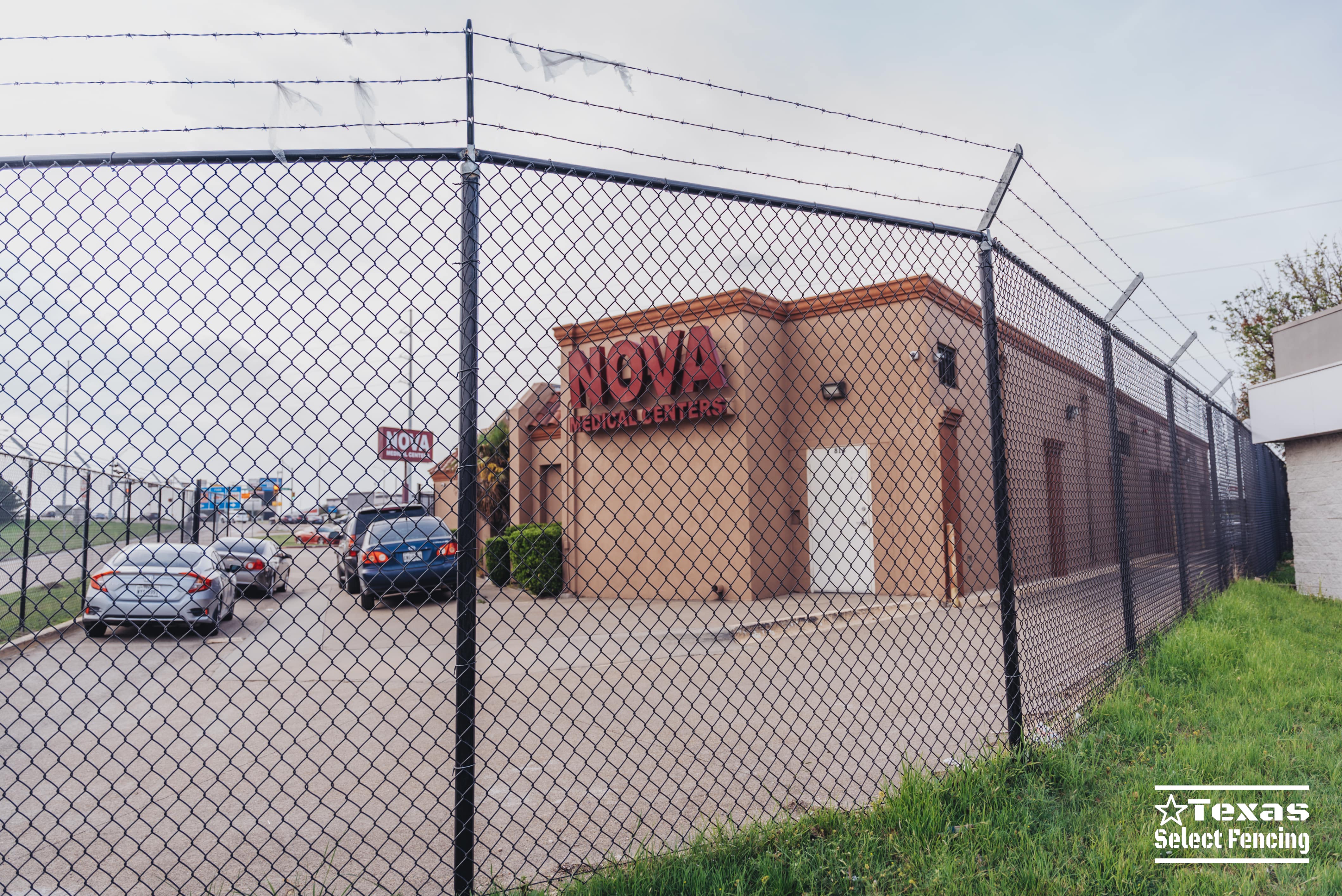 8' Security Chain Link Fence Installation in Duncanville, Texas