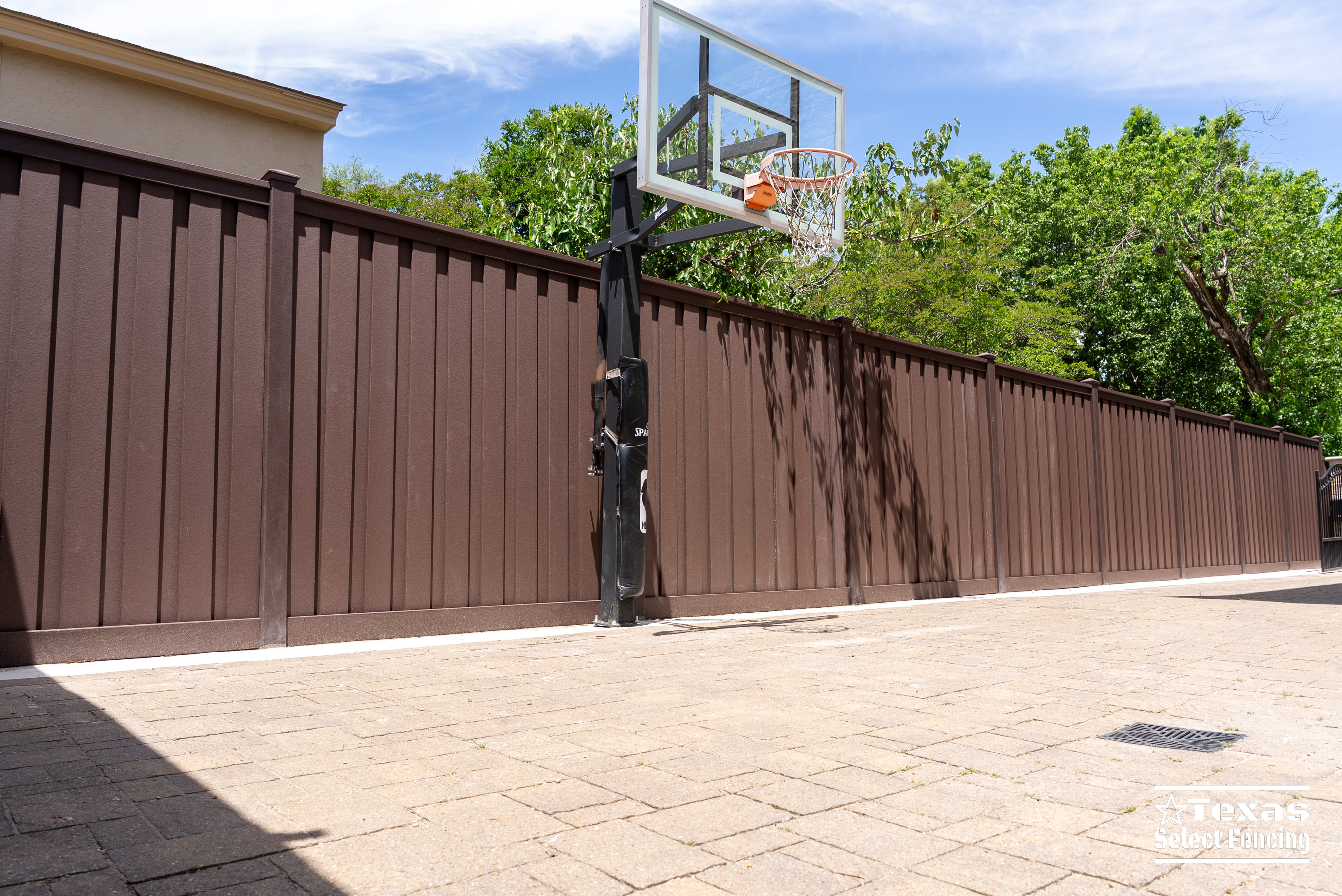 8' Trex Seclusions Composite Fence Installation in Dallas, Texas