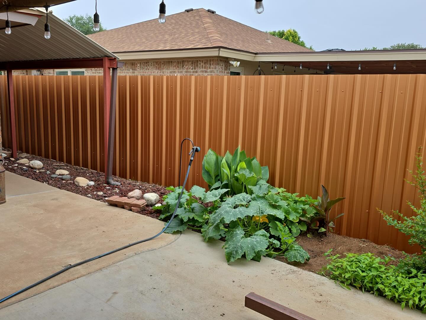 6' R-Panel Fence Installation in Lubbock